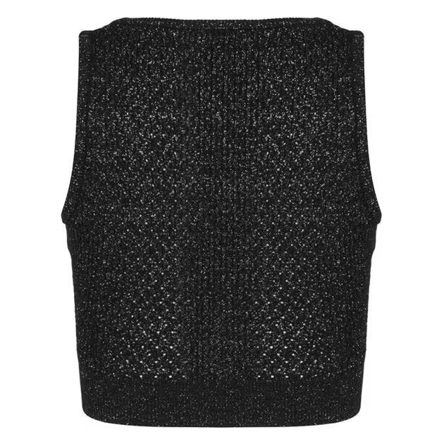 Balmain o1g2r1mq0924 Tank Tops in Noir Size M / US 6-8 / IT 42-44 - 2 Thumbnail