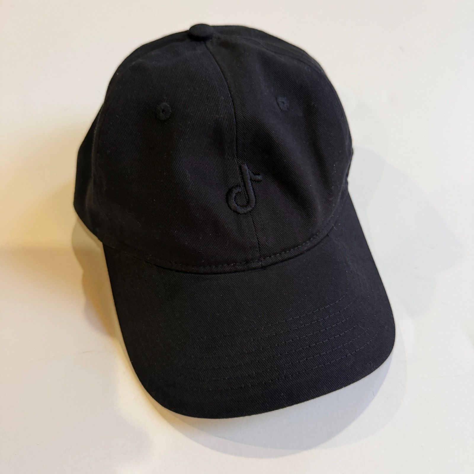 Other TIKTOK Logo Black Adjustable Dad Hat Cap - Unisex Size ONE SIZE - 1 Thumbnail