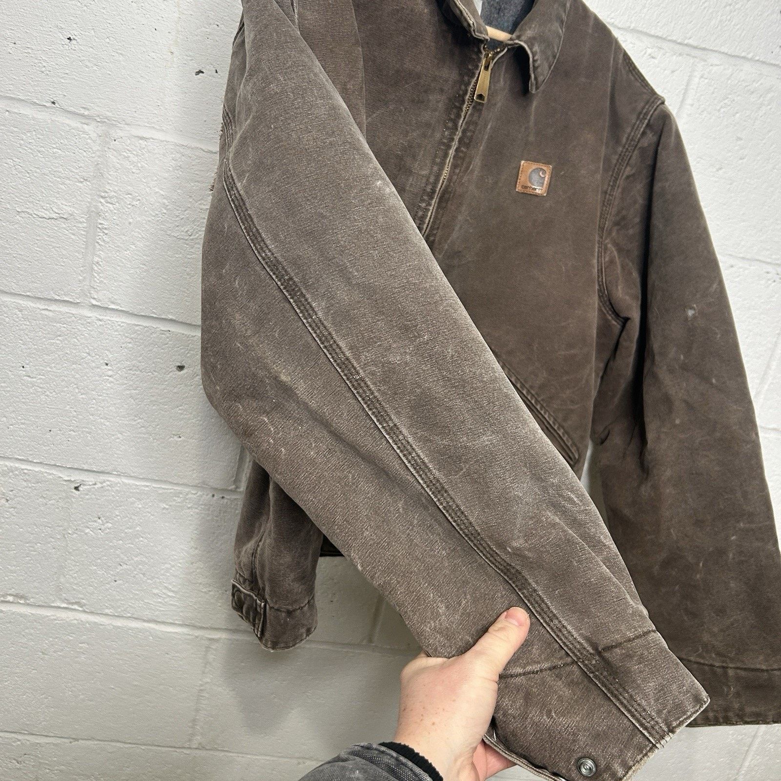 Carhartt Vintage Carhartt Blanket-Lined Detroit Jacket “Chestnut” Size US L / EU 52-54 / 3 - 9 Thumbnail