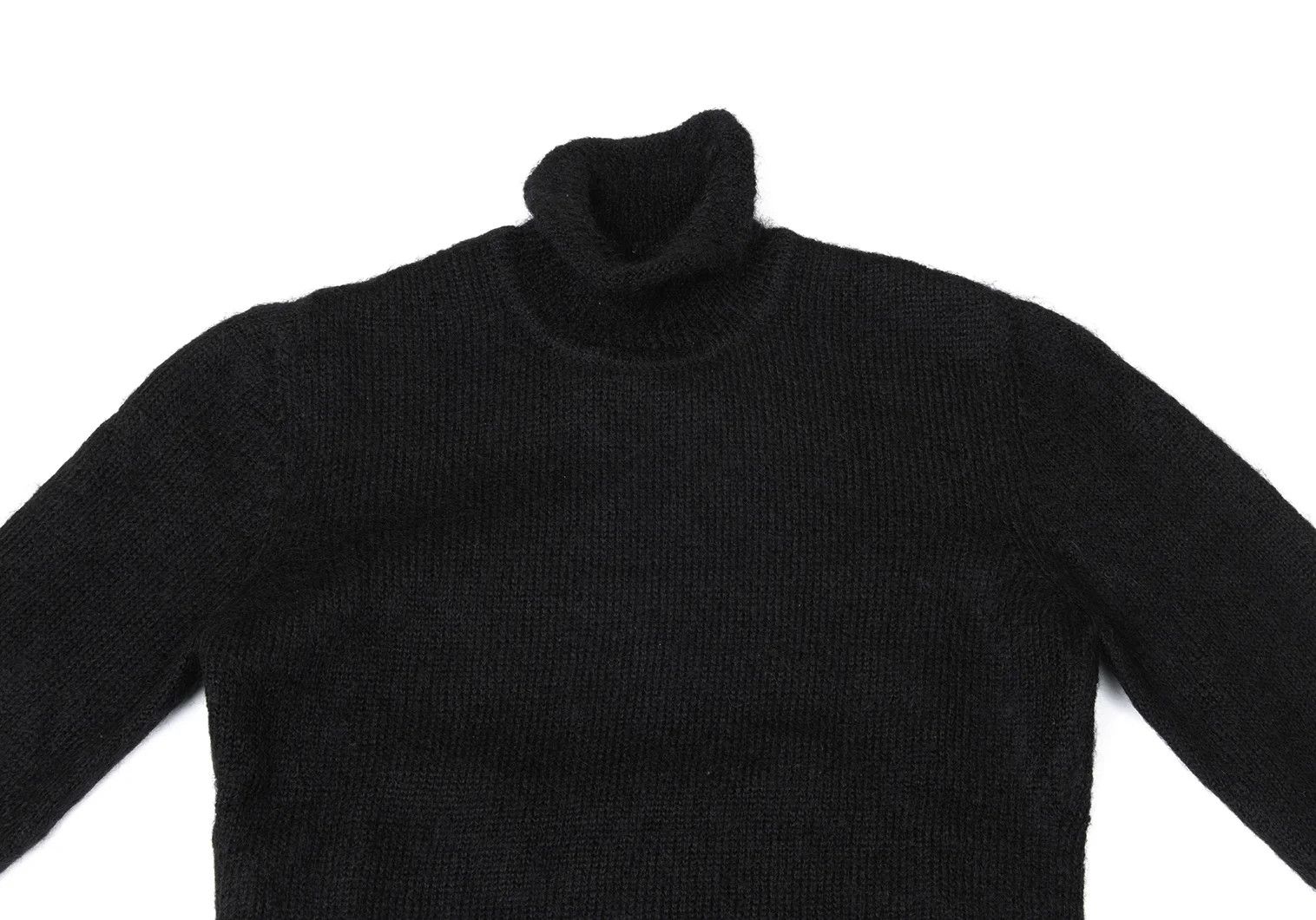 Jean Paul Gaultier Wool Blend Turtleneck Knit Sweater in Black Size 48 Size US M / EU 48-50 / 2 - 2 Thumbnail