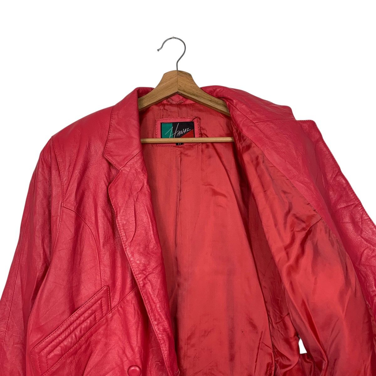 Japanese Brand Japanese Brand Hanaz Double Breasted Leather Jacket Size M / US 6-8 / IT 42-44 - 10 Thumbnail