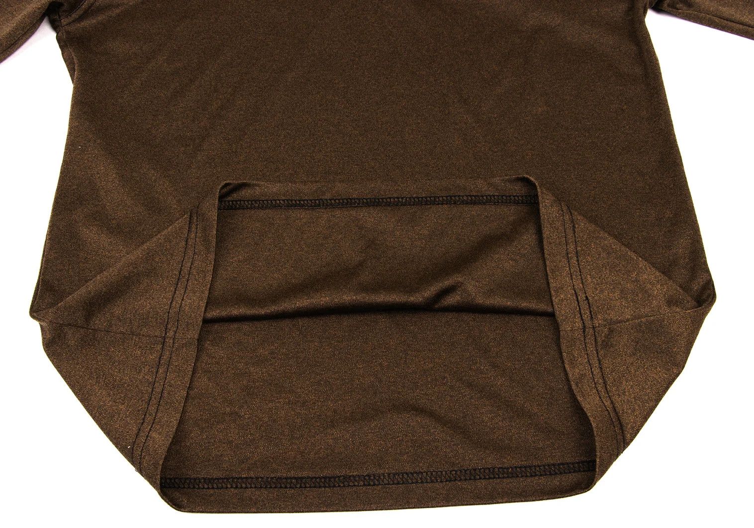 Jean Paul Gaultier Junior Half-Zip Ribbed Cut and Sew in Brown Black Size US M / EU 48-50 / 2 - 11 Thumbnail