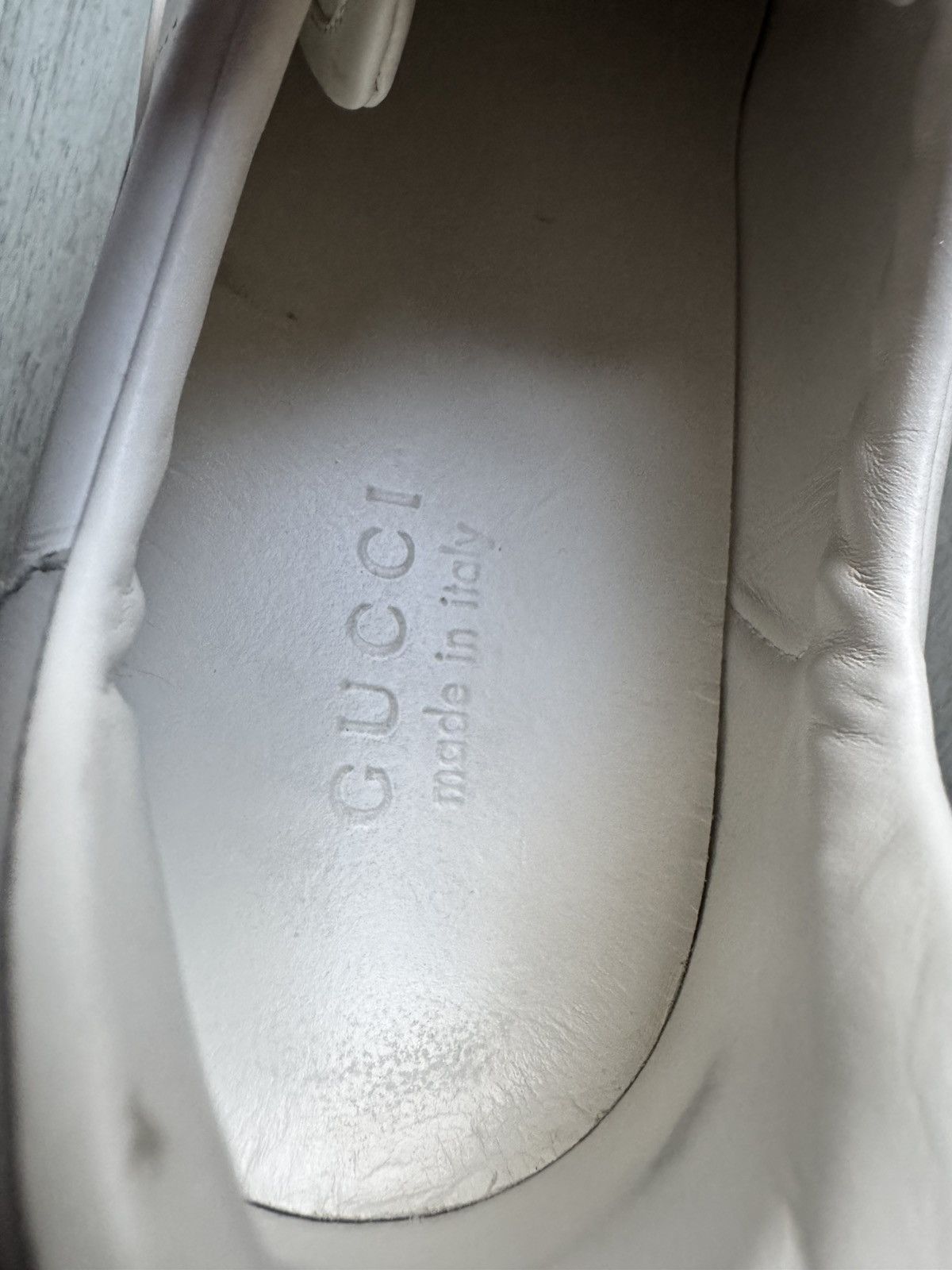 Gucci GUCCI NEW ACE PERF GG LOGO SNEAKER Size US 8.5 / EU 41-42 - 2 Thumbnail