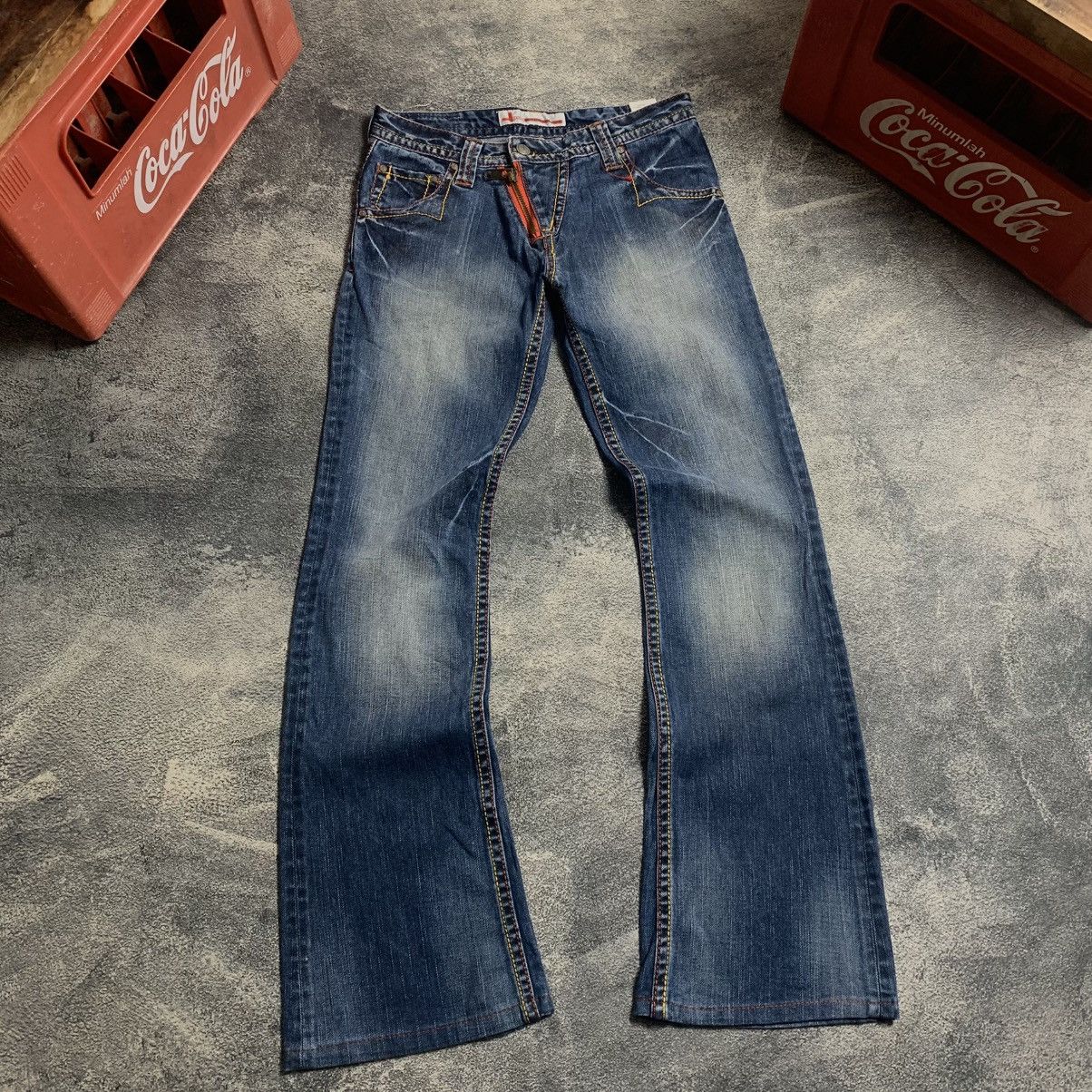 If Six Was Nine Flared Jeans Genoese Tante Cose Bounea Tutti Size 28" / US 6 / IT 42 - 2 Thumbnail