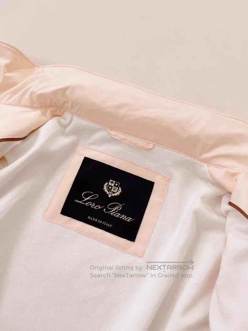 Loro Piana Loro Piana Lady's trench coat in pink, removable hood Size S / US 4 / IT 40 - 5 Thumbnail