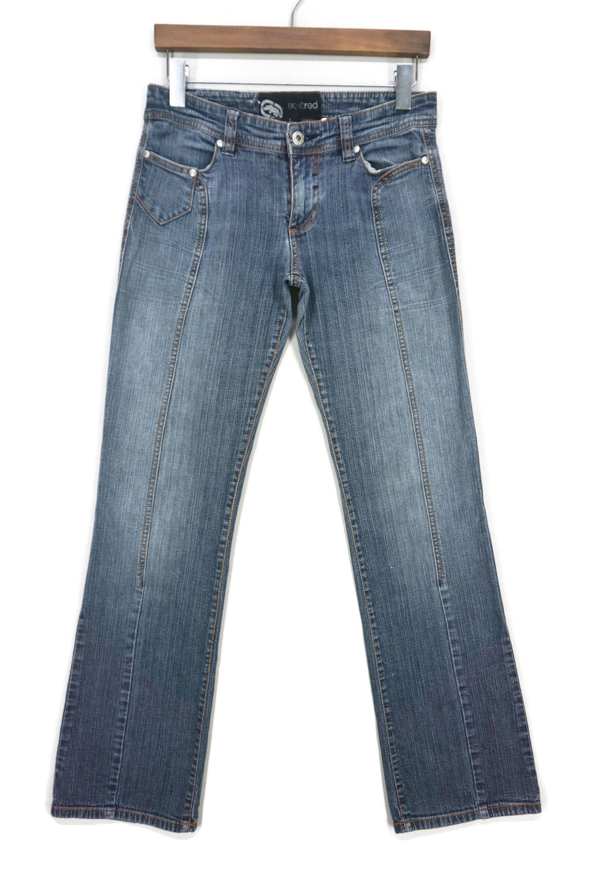 Ecko Unltd. Ecko Jeans Size 7 fit W28xL32 Y2k Low Rise Bootcut Denim Size 28" / US 6 / IT 42 - 2 Thumbnail