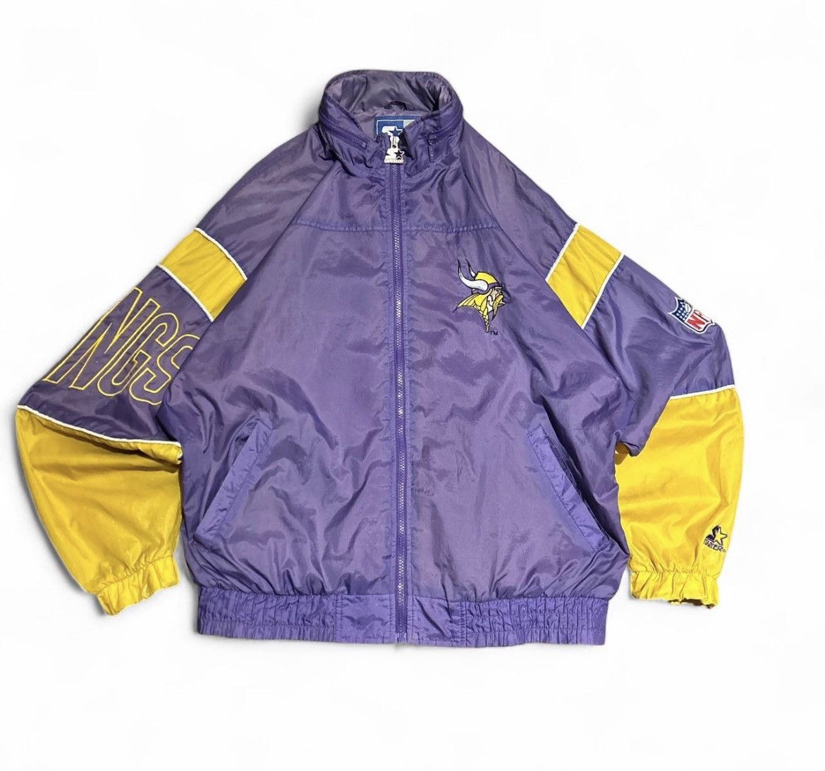 Vintage Minnesota Vikings Vintage Starter Jacket szL Size US L / EU 52-54 / 3 - 1 Thumbnail