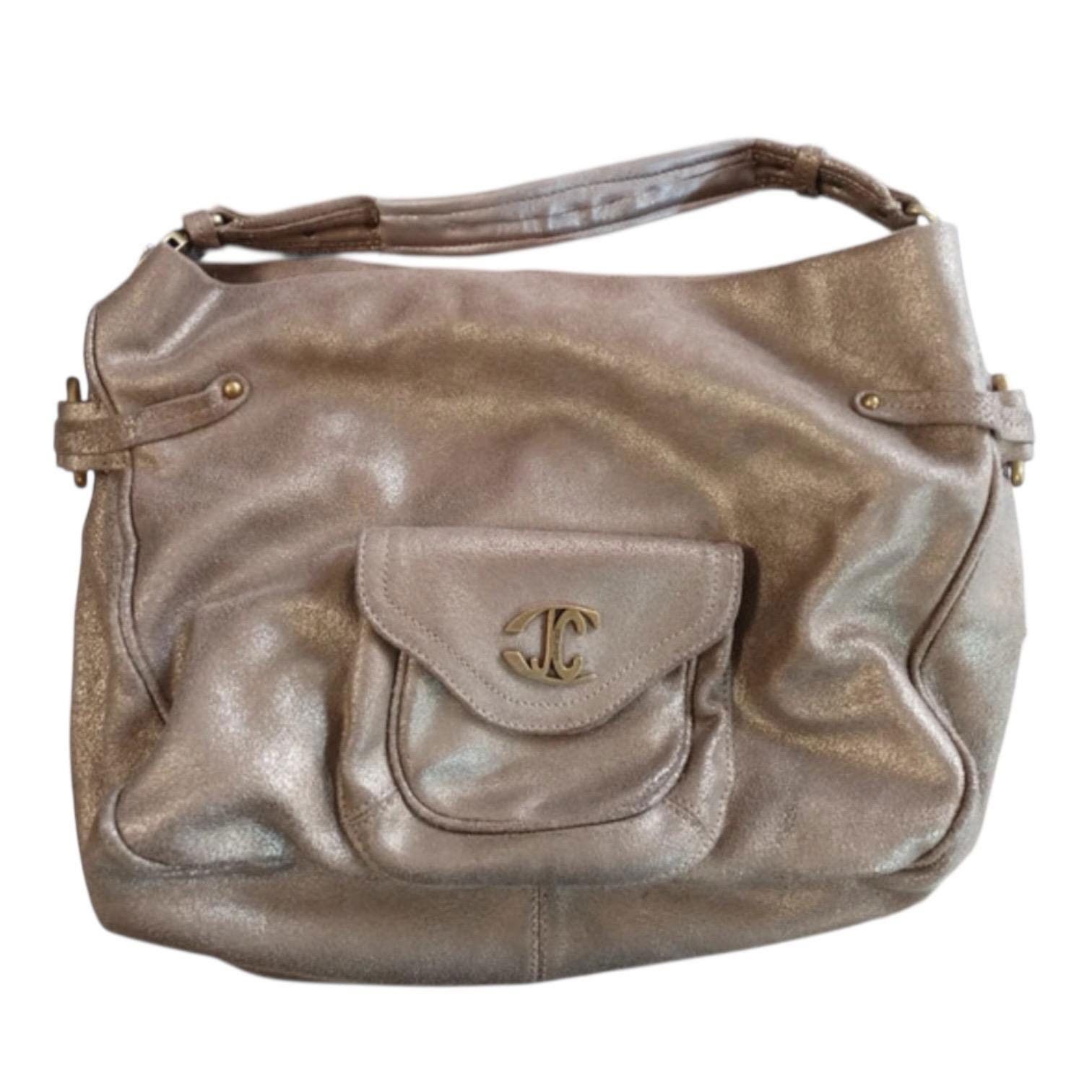 Roberto Cavalli The Cavalli Big Leather Shoulder Bag Size ONE SIZE - 1 Thumbnail