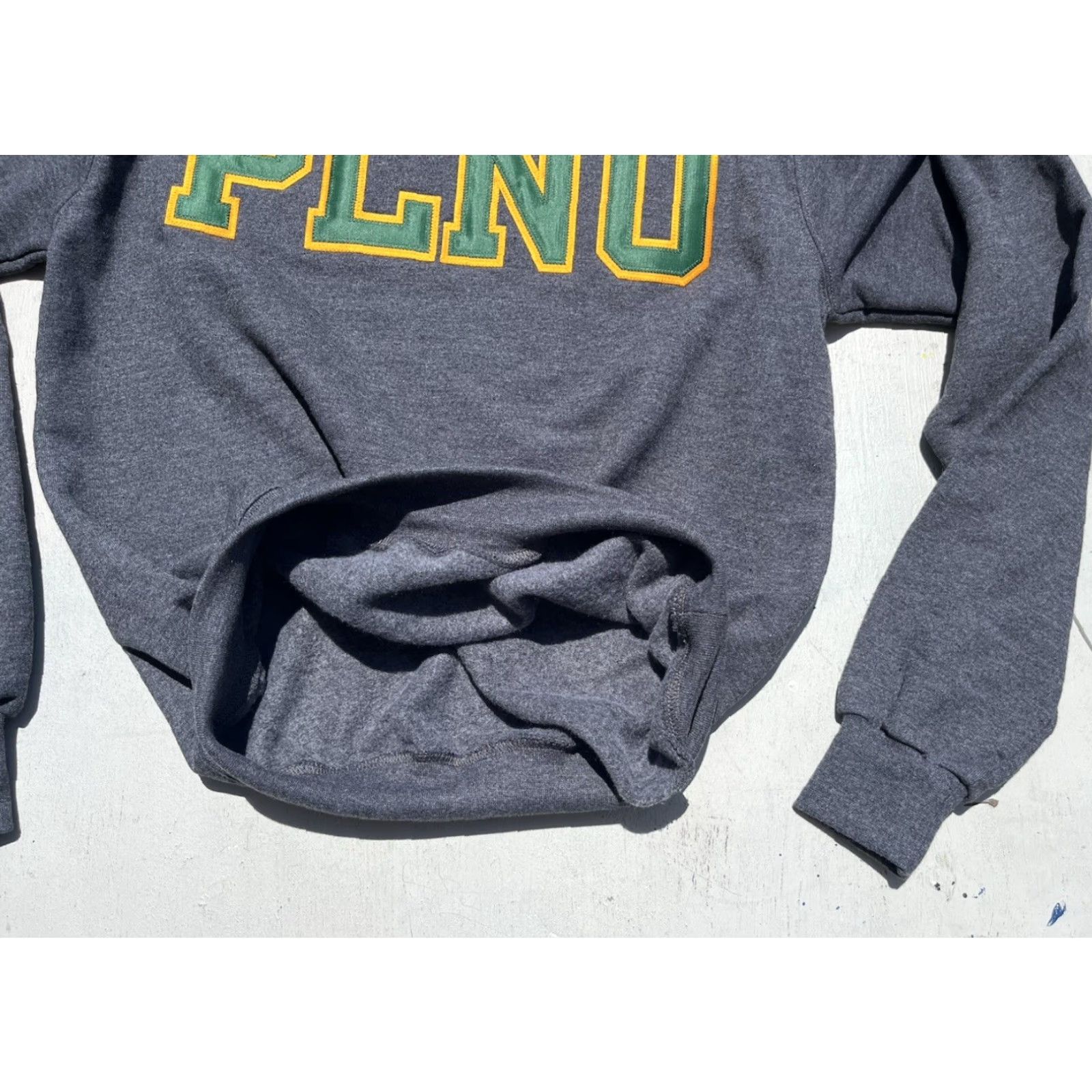 Champion Champion Sweatshirt Men's S Gray PLNU College Activewear Gym NCAA Preppy Casual Mens Size US S / EU 44-46 / 1 - 7 Thumbnail