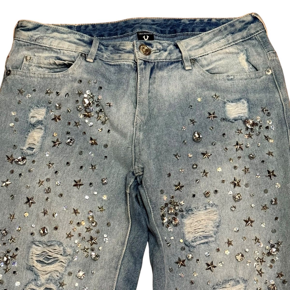 True Religion True Religion Boyfriend Big City stud embellished jeans Size 27" / US 4 / IT 40 - 2 Thumbnail