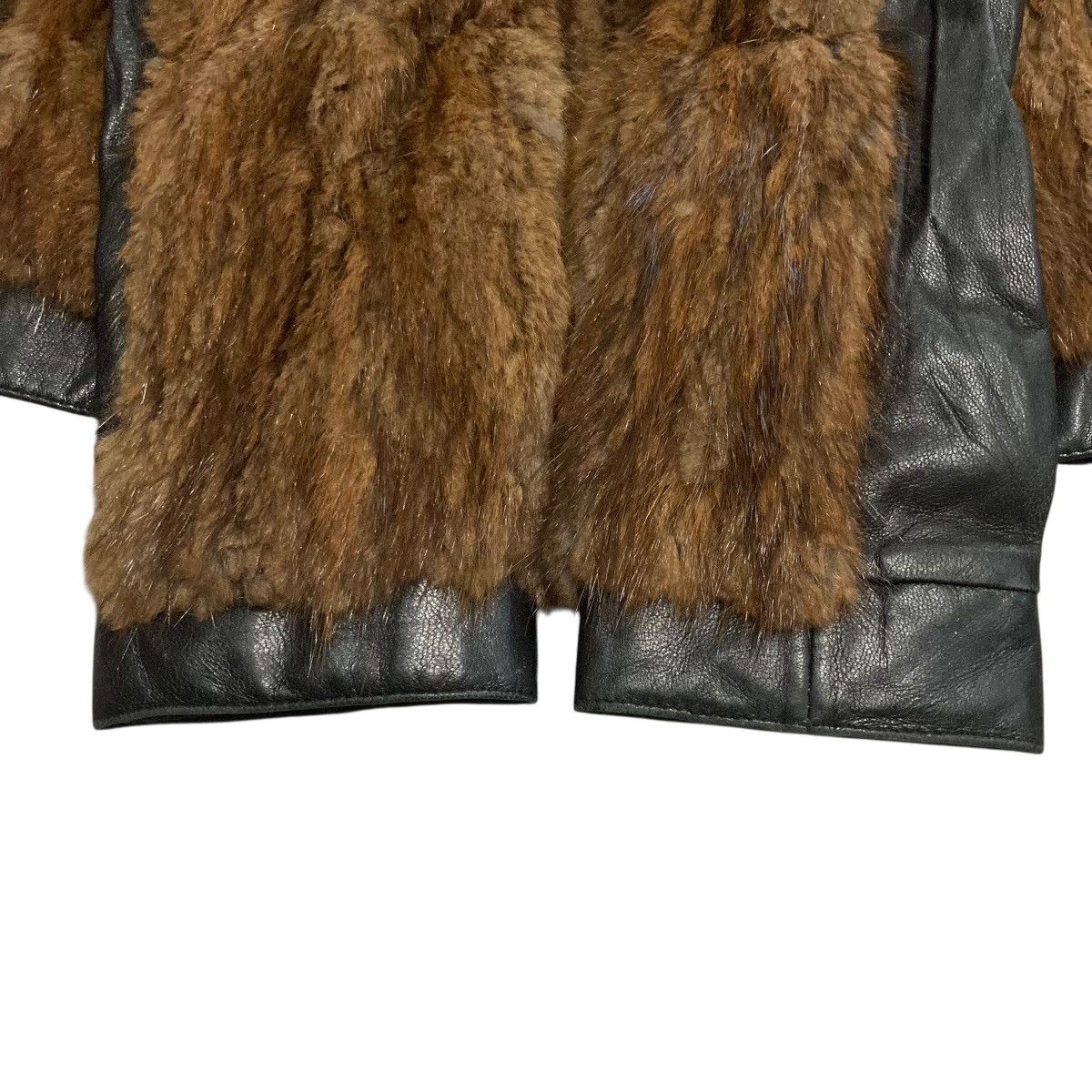 Le Grande Bleu (L.G.B.) KRIZY - Designer Fur Work Jacket Leather Vkei Style Size US S / EU 44-46 / 1 - 5 Thumbnail