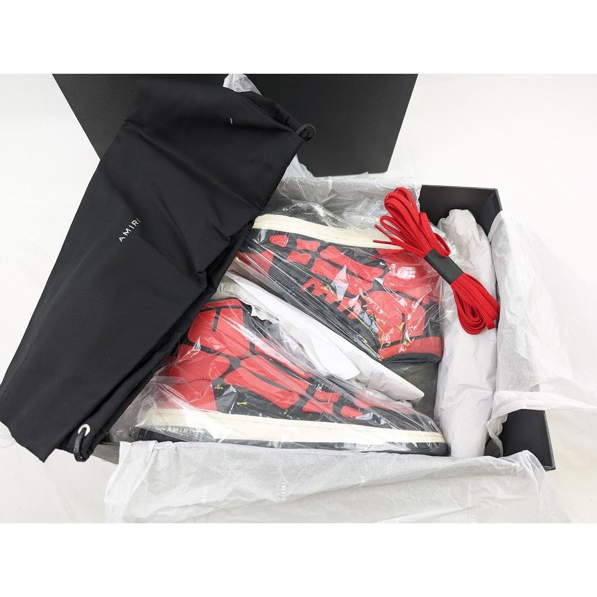 Amiri o1rshd1 Q:3 / Skel top hi / Skeleton high top Sneakers Size US 11 / EU 44 - 22 Thumbnail