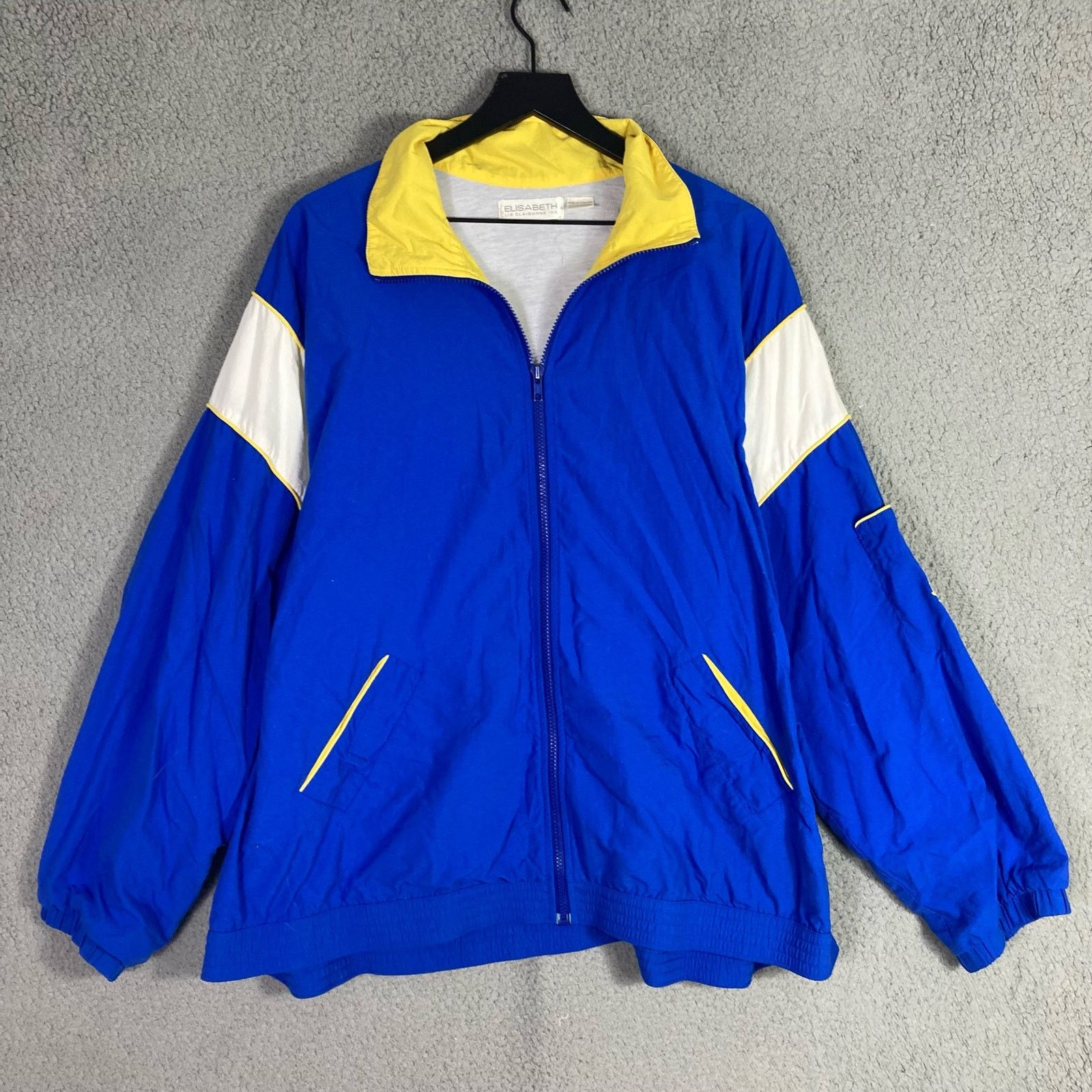 Vintage Vintage Elisabeth Liz Claiborne Tracksuit Blue 2XL Women Size XXL / US 16-18 / IT 52-54 - 5 Thumbnail