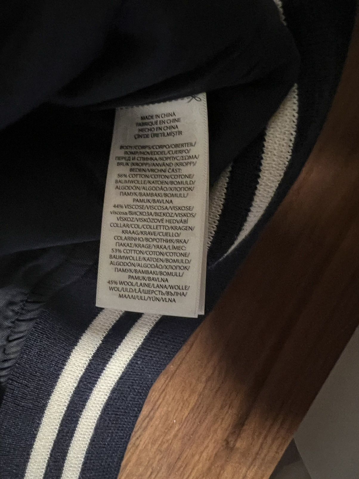 Polo Ralph Lauren Polo Ralph Lauren Satin Letterman Varisty Jacket Navy Large Size US L / EU 52-54 / 3 - 9 Thumbnail