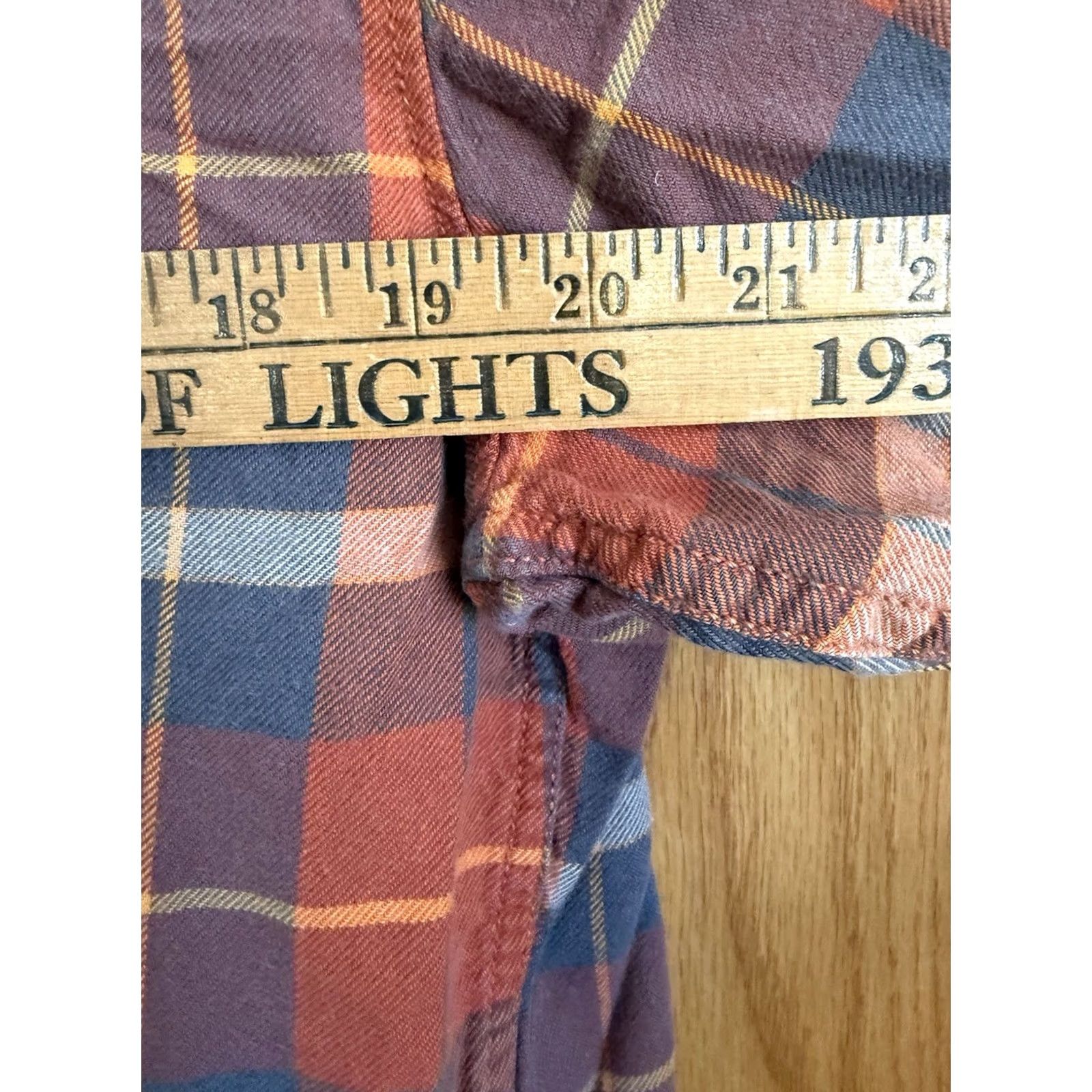 Vintage Columbia Flannel Shirt Orange/Blue Plaid Mens XL Omniwick Long Sleeve Outdoors Shirt Size US XL / EU 56 / 4 - 7 Thumbnail