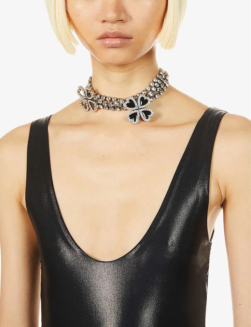 Saint Laurent Paris o1y0126 Bodysuit in Black Size XS / US 0-2 / IT 36-38 - 2 Thumbnail