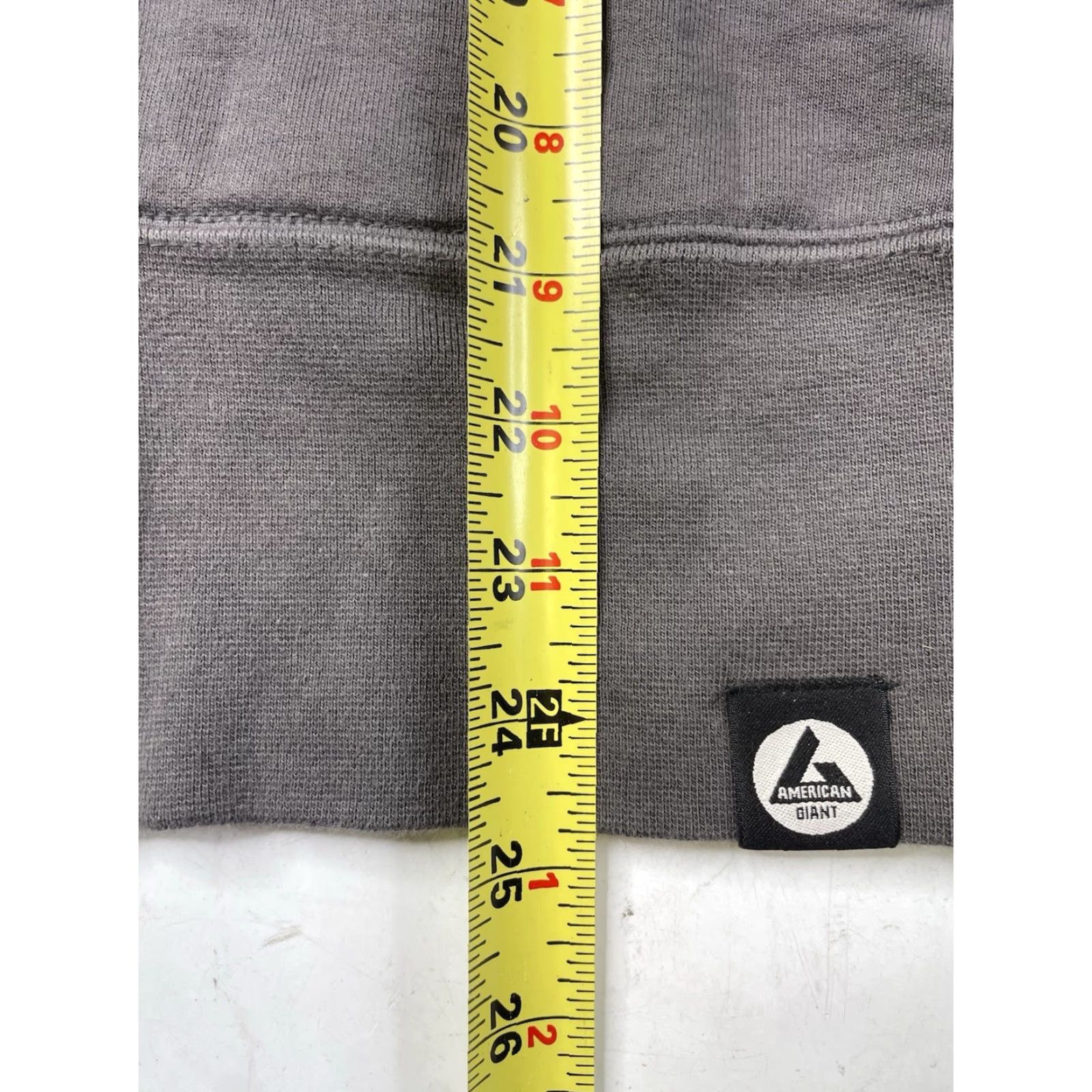 Vintage American Giant Full Zip Hoodie Women XS Gray Heavyweight Cotton Logo Zipper Outdoor Workwear USA Womens Size XS / US 0-2 / IT 36-38 - 6 Thumbnail