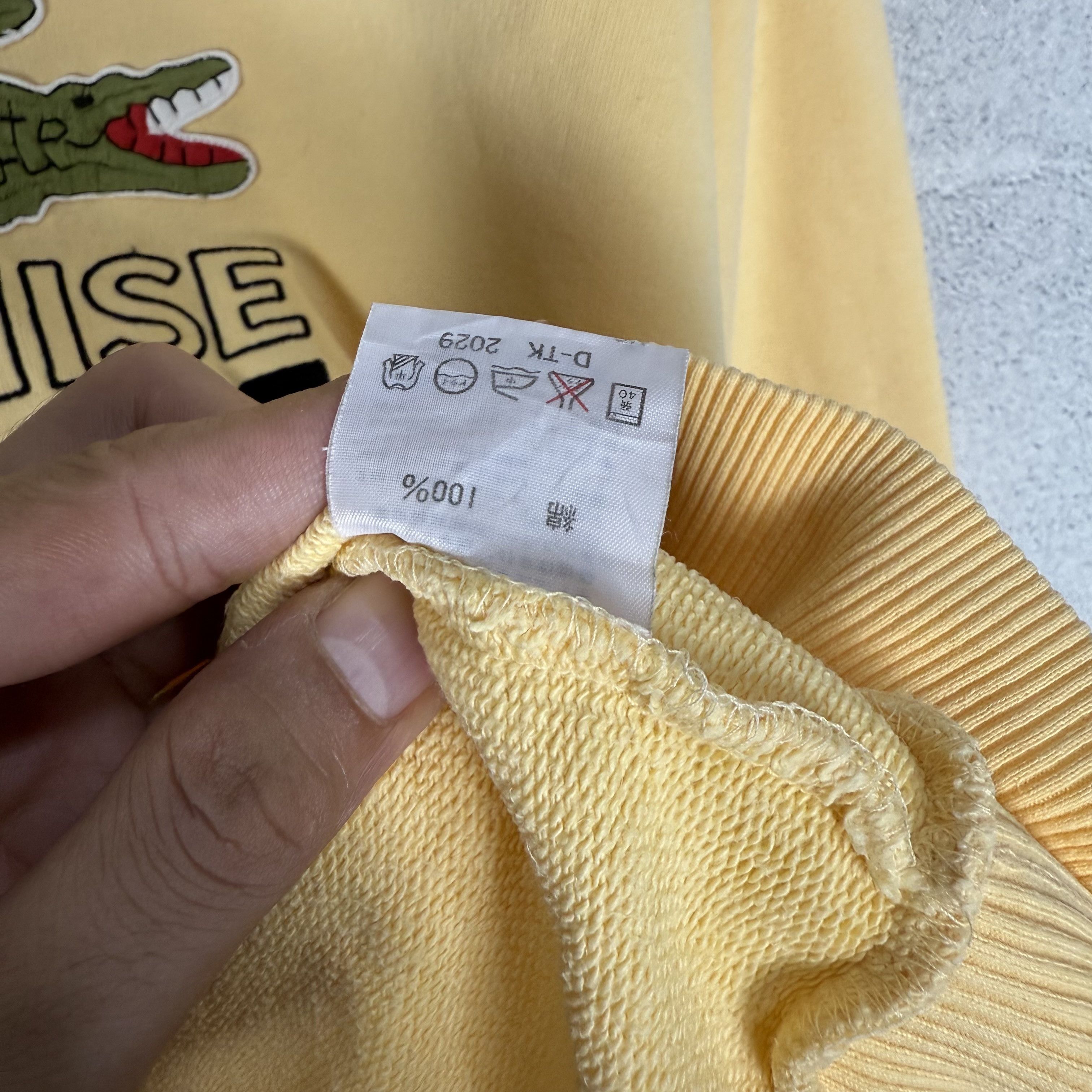 Lacoste Vintage 90s La Chemise Lacoste Sweatshirt Crewneck Size US S / EU 44-46 / 1 - 6 Thumbnail