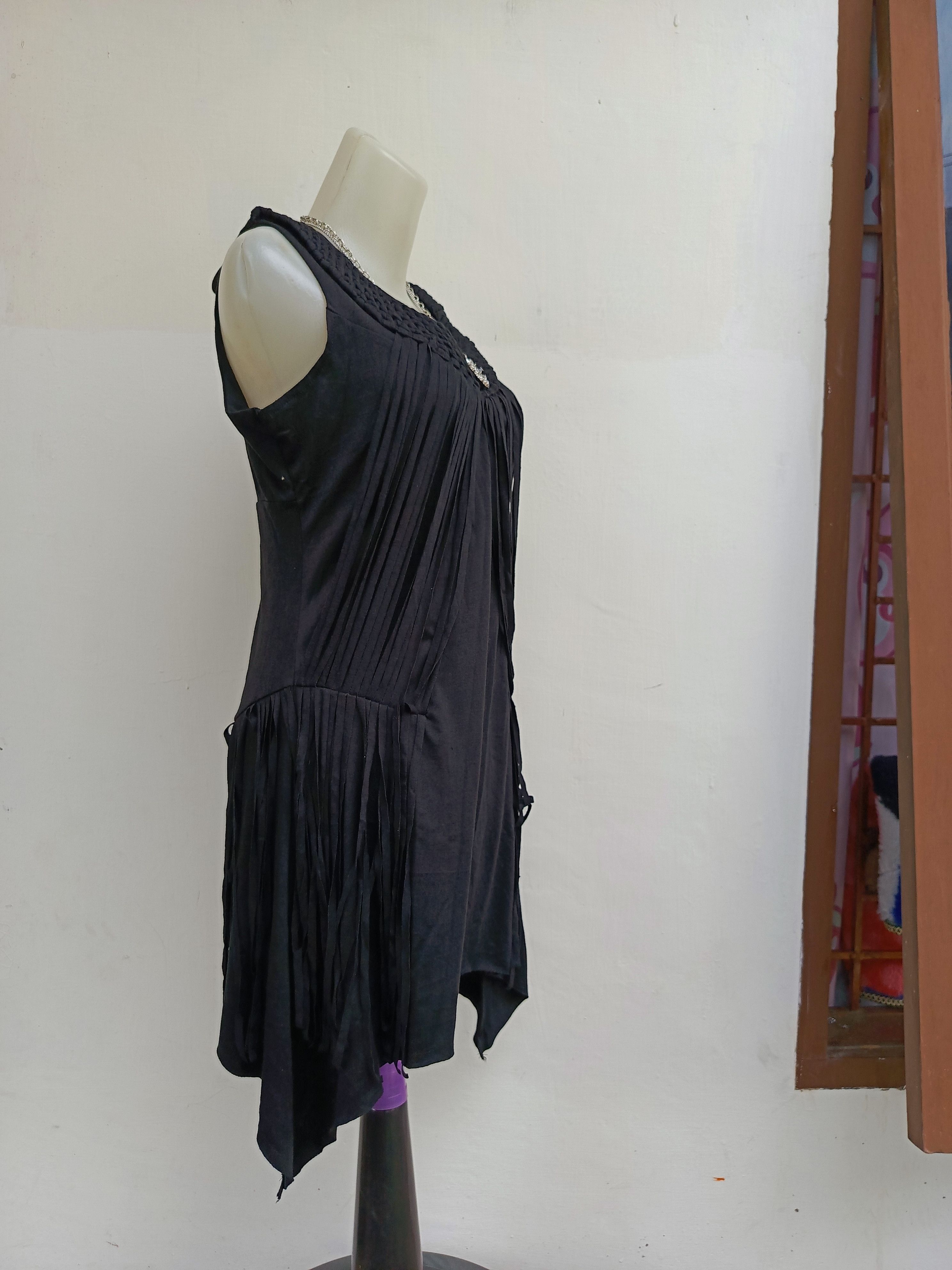Japanese Brand Mage Avant Garde Sleeveless Dress Size L / US 10 / IT 46 - 3 Thumbnail