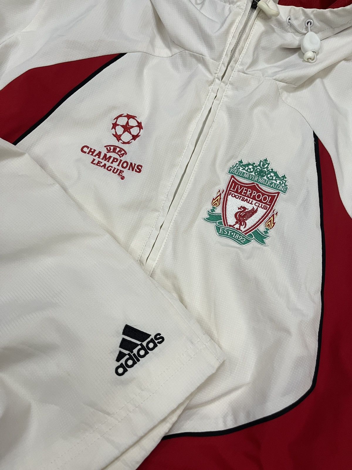 Adidas Adidas Liverpool 2007/2008 Champions League Soccer Jacket Size US XL / EU 56 / 4 - 5 Thumbnail