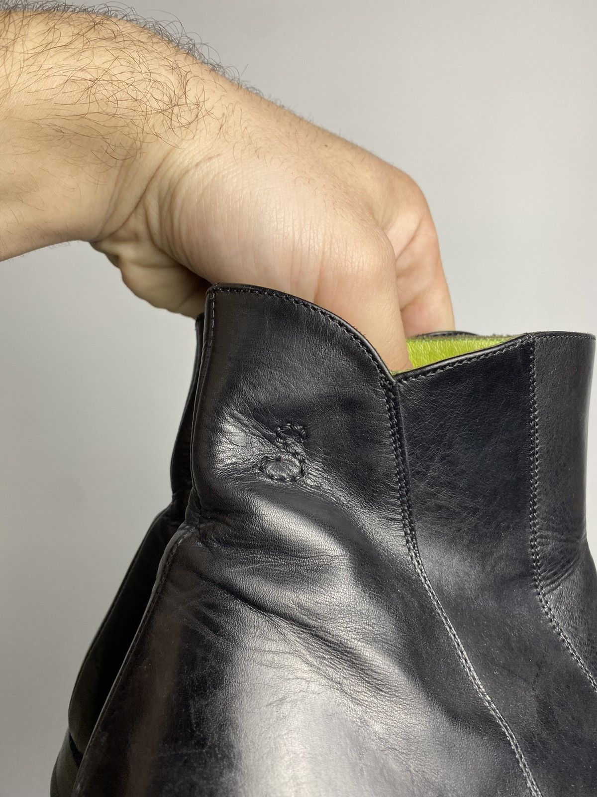 Oliver Sweeney 🔥Opium Oliver Sweeney Swanley Black leather boots 11 Size US 11 / EU 44 - 4 Thumbnail