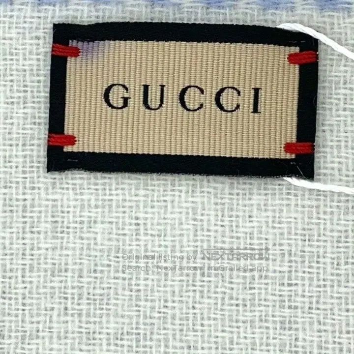 Gucci Gucci Blue Interlocking G Print Wool Scarf. Size ONE SIZE - 6 Thumbnail
