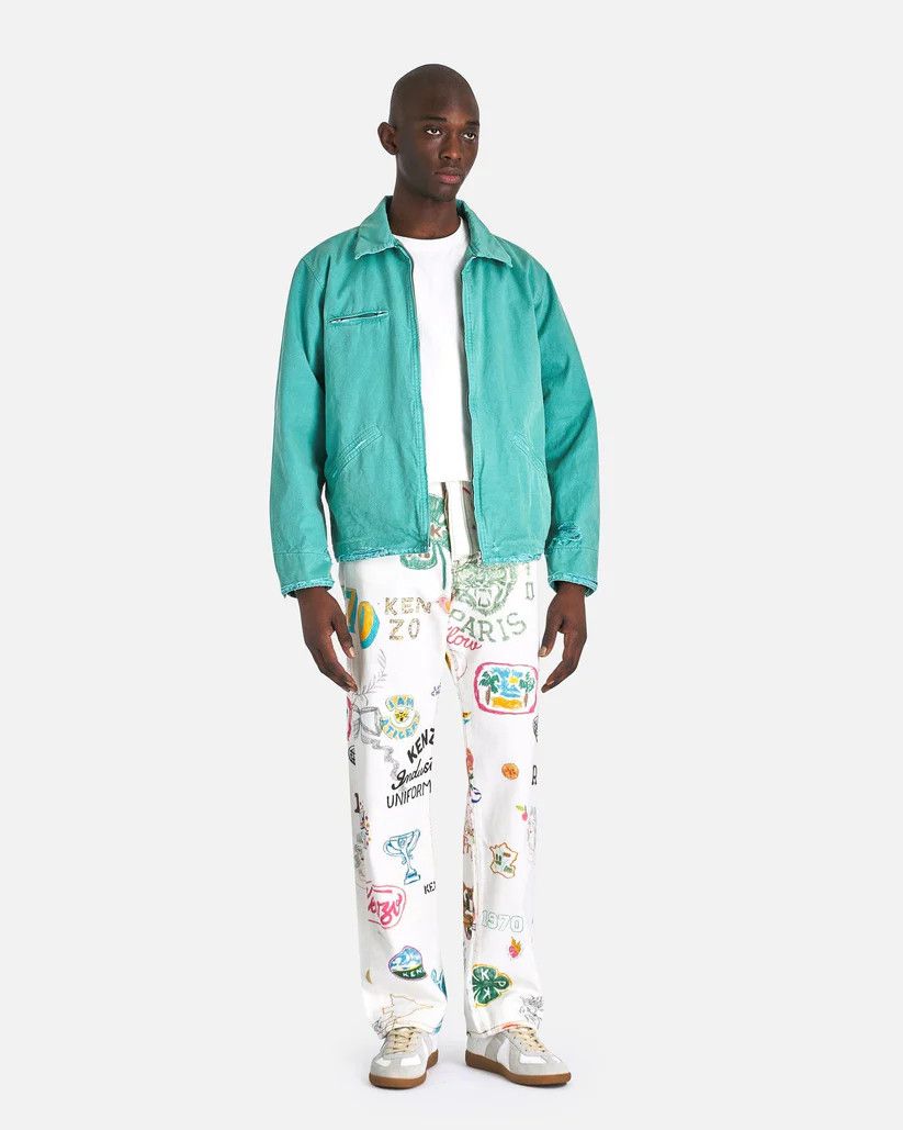 Kenzo o1s1v1r1oon0925 Denim Pants in Multicolor Size US 32 / EU 48 - 4 Thumbnail