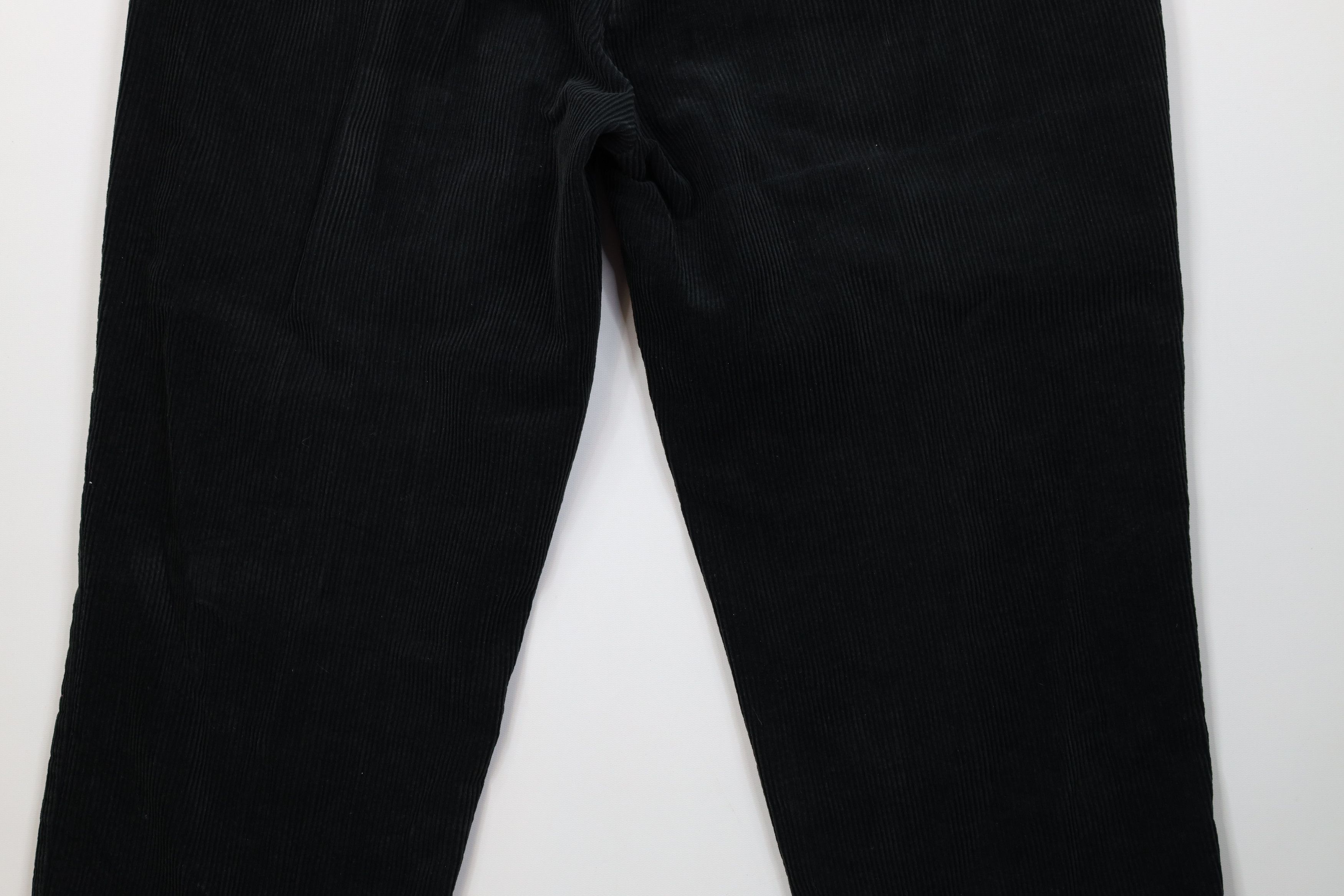 Ralph Lauren Vintage 90s Ralph Lauren Wide Leg Corduroy Chino Pants Black Size US 38 / EU 54 - 14 Thumbnail
