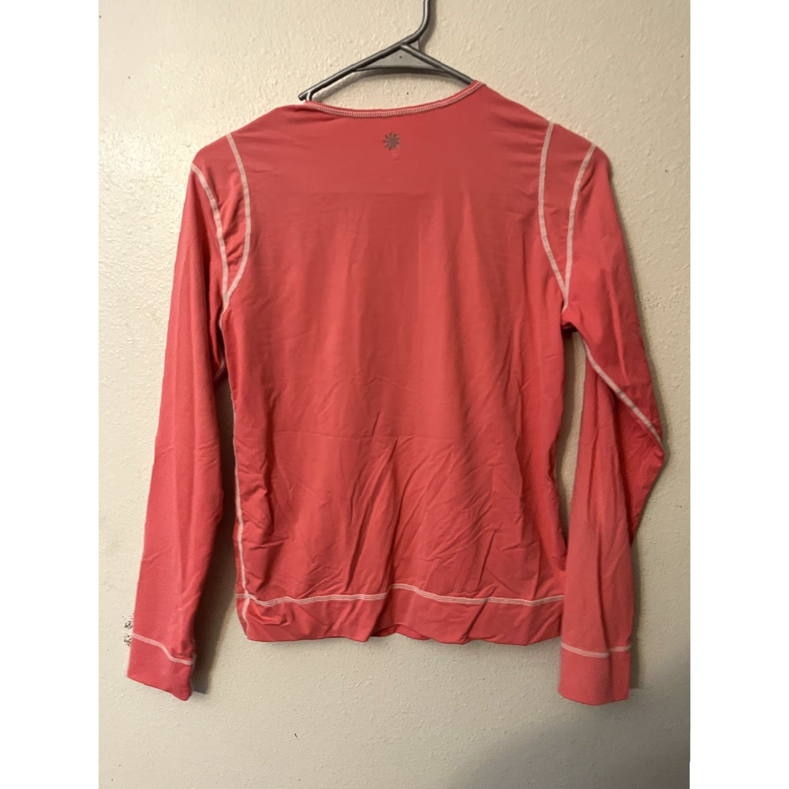 Athleta ATHLETA Women's Athletic Top Long Sleeve Pink Front Pocket Sz Small Size S / US 4 / IT 40 - 3 Thumbnail