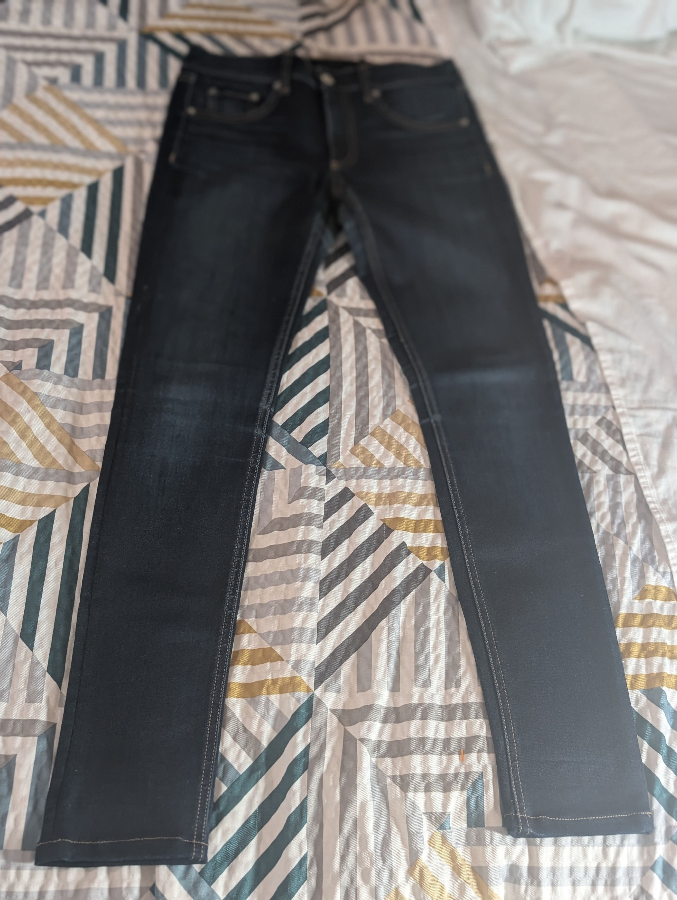 Rag & Bone Bedford Skinny Jeans Indigo Dark Blue Size 27" / US 4 / IT 40 - 7 Thumbnail