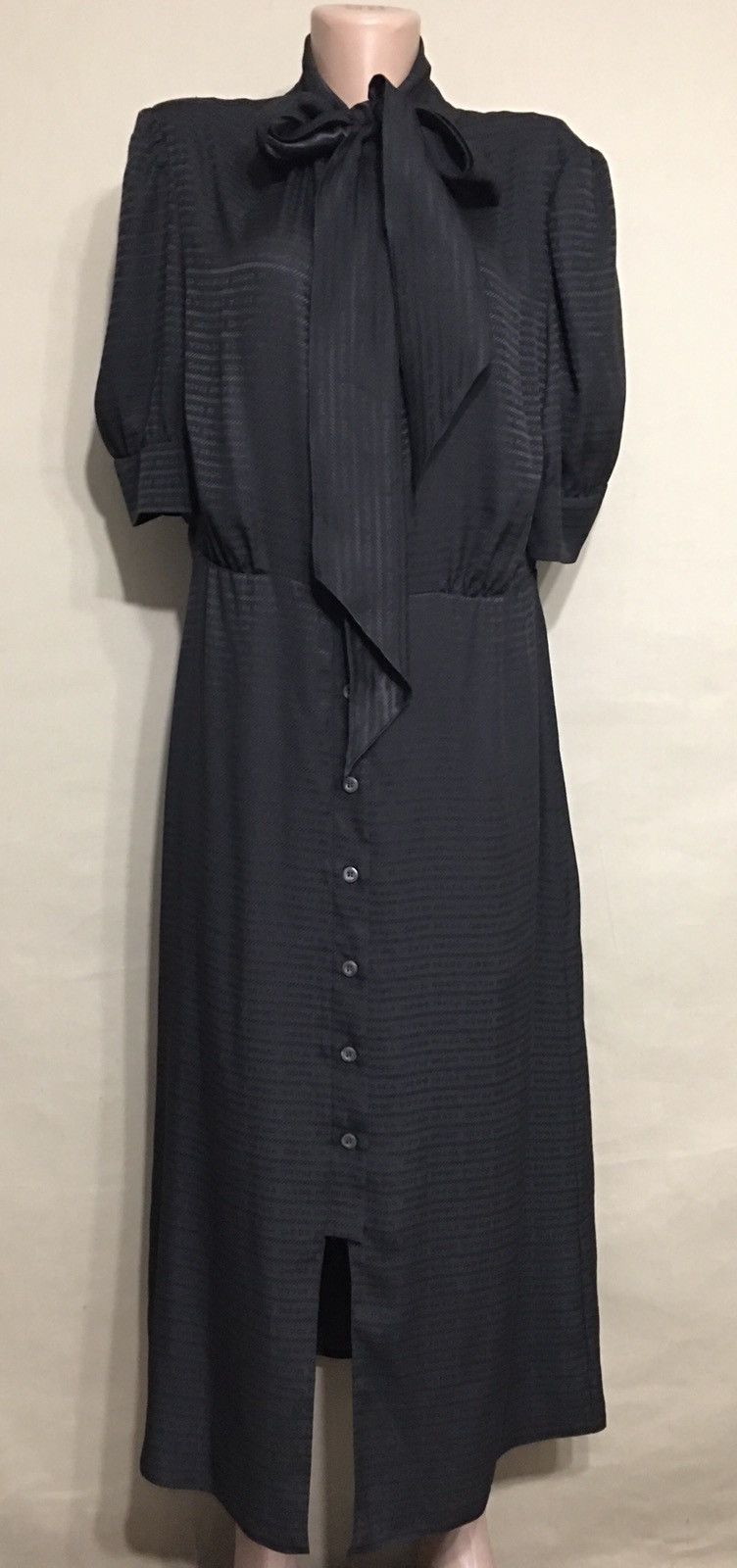 Prada PRADA x Raf Simons F/W 2022 Silk Jacquard Logo Dress IT 44 Size M / US 6-8 / IT 42-44 - 7 Thumbnail