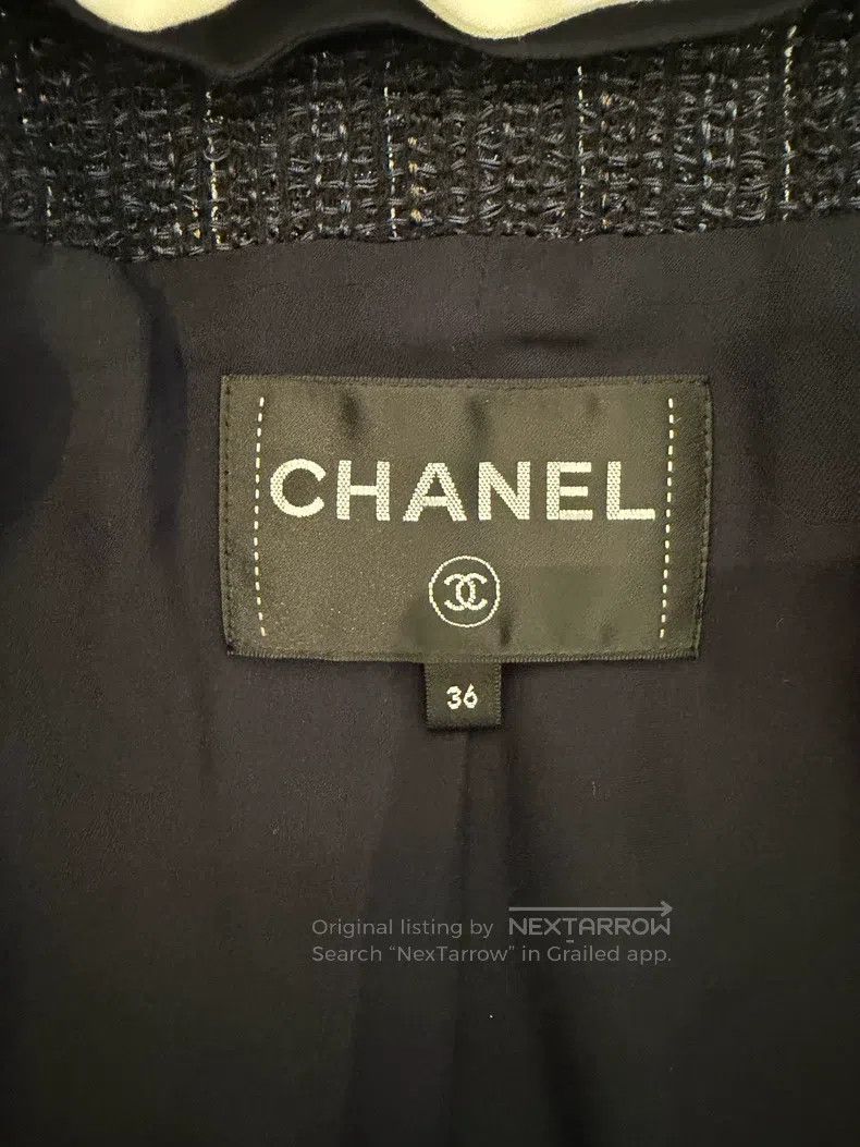 Chanel Chanel 20c station blue and black fine flash stitching dou Size XS / US 0-2 / IT 36-38 - 3 Thumbnail