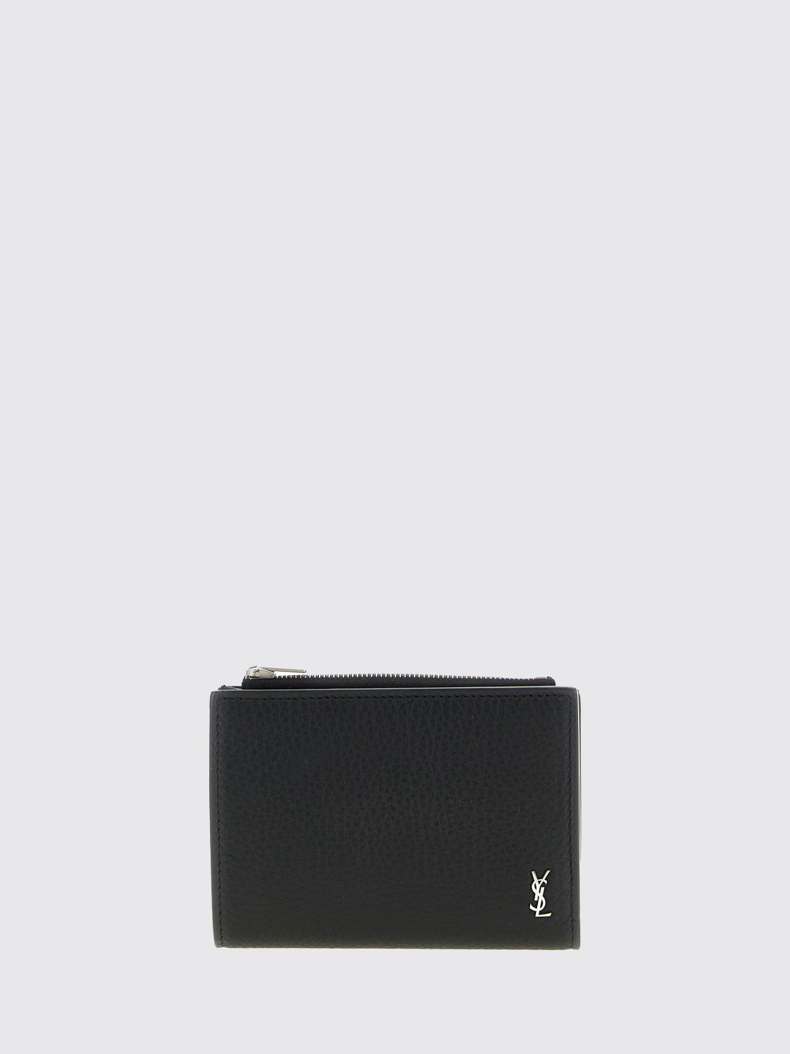 Saint Laurent Paris Saint Laurent Wallet Men Black Size ONE SIZE - 1 Thumbnail