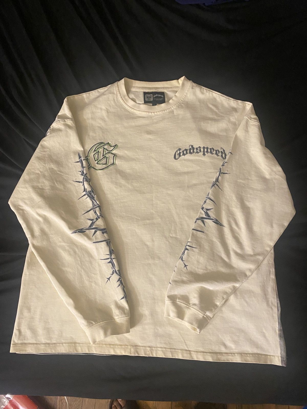 Godspeed Long sleeved tan Godspeed t shirt Size US L / EU 52-54 / 3 - 1 Thumbnail