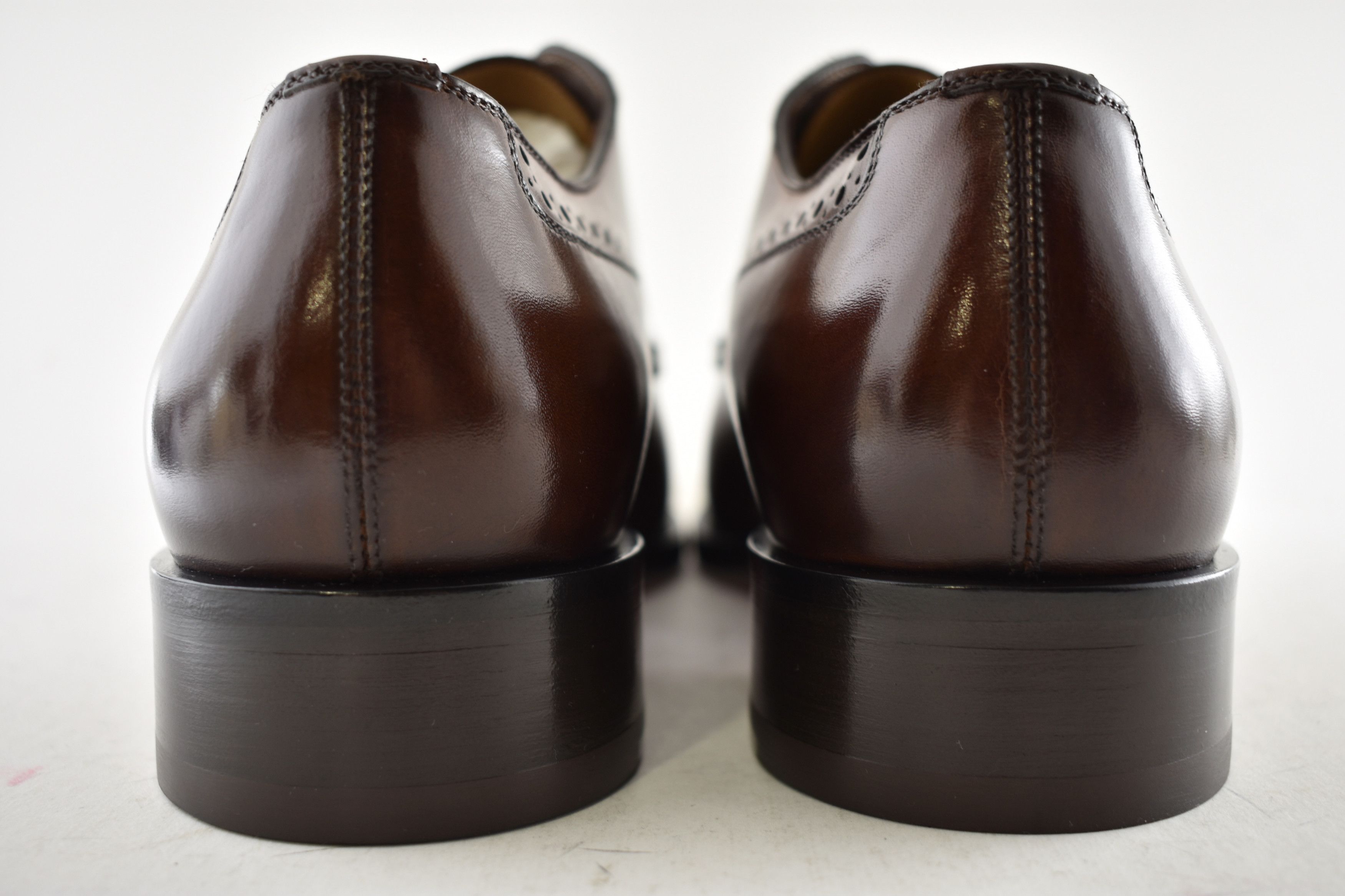 Christian Louboutin Sartoby Flat Brown Leather Dress Oxford Derby Loafer 45 12 Size US 12 / EU 45 - 15 Thumbnail