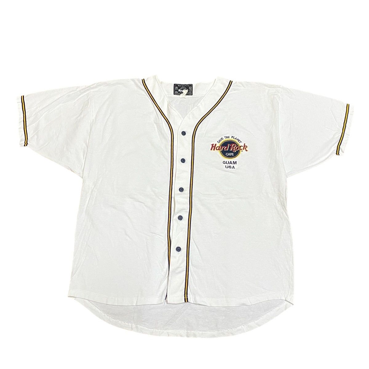 Hard Rock Cafe × Vintage Vintage Hard Rock Cafe Guam USA Button up Tee Size US L / EU 52-54 / 3 - 1 Thumbnail