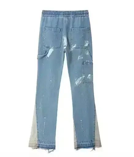 Jean Reconstructed Splatter Denim Pants Size US 32 / EU 48 - 2 Thumbnail