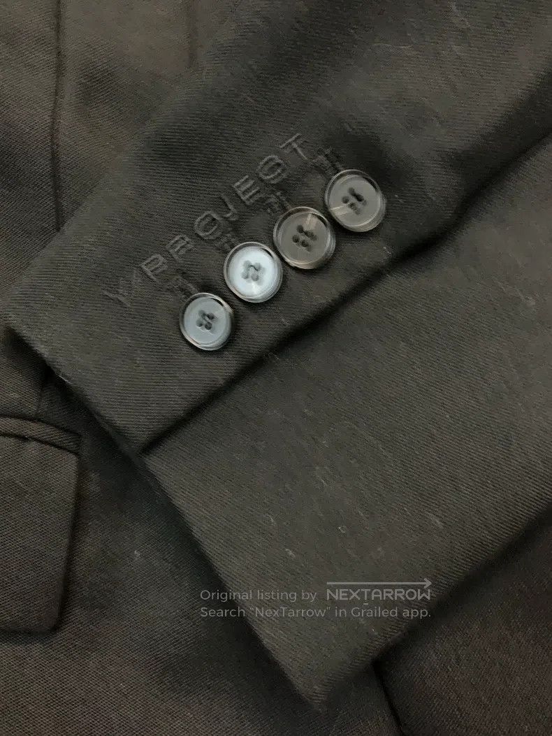 Y/Project Y/Project Size L Twist irregular shoulder pads slim suit ja Size 38L - 6 Thumbnail