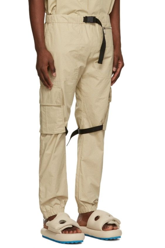 Off-White Off-White Beige Cotton Cargo Pants Size S Size US 32 / EU 48 - 1 Thumbnail