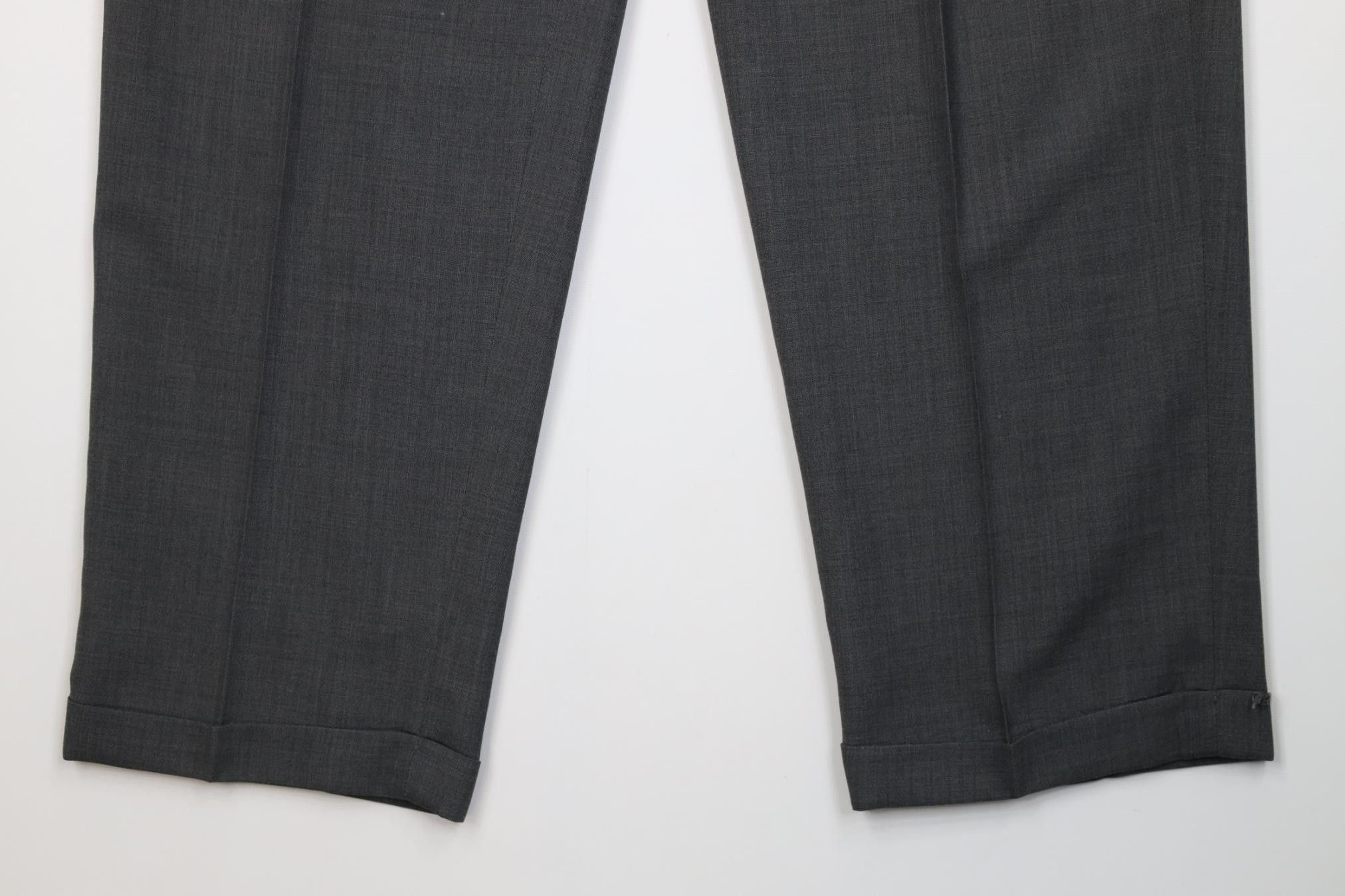 Vintage Vintage 90s Streetwear Blend Knit Chino Pants Heather Gray Size US 34 / EU 50 - 4 Thumbnail