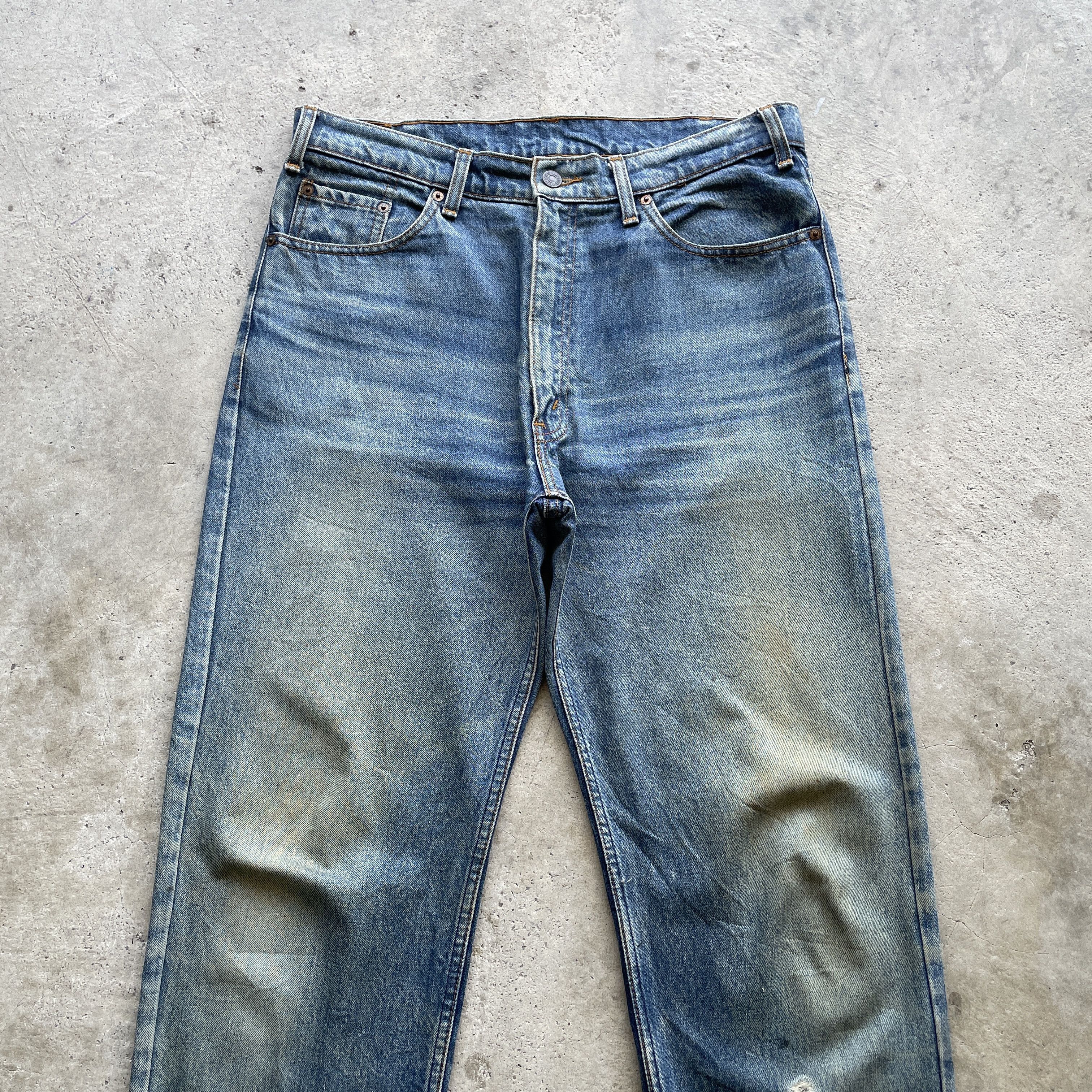 Levi's W34x29 Vintage Levi’s Denim Faded Rusty Wash Denim Pants Size US 34 / EU 50 - 4 Thumbnail