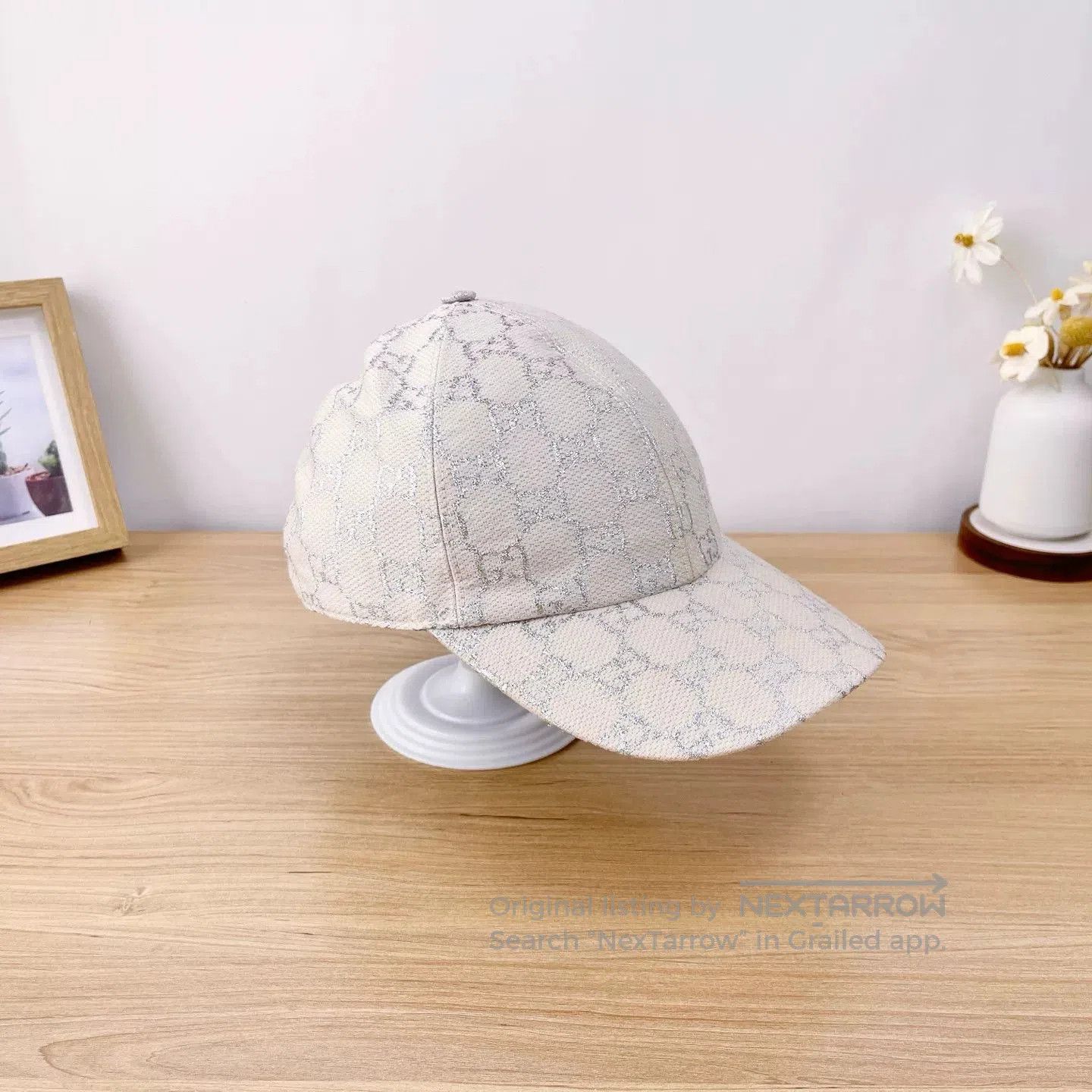 Other Gucci Beige Silver GG Baseball Cap. Size ONE SIZE - 5 Thumbnail