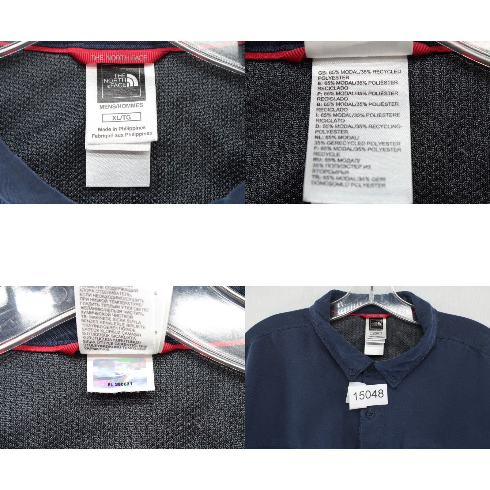 The North Face The North Face Modal Blend Shirt Mens XL Blue Long Sleeve Button-Down Hike 90s Dad Gorpcore Cabincore Outdoors Shirt Size US XL / EU 56 / 4 - 8 Thumbnail