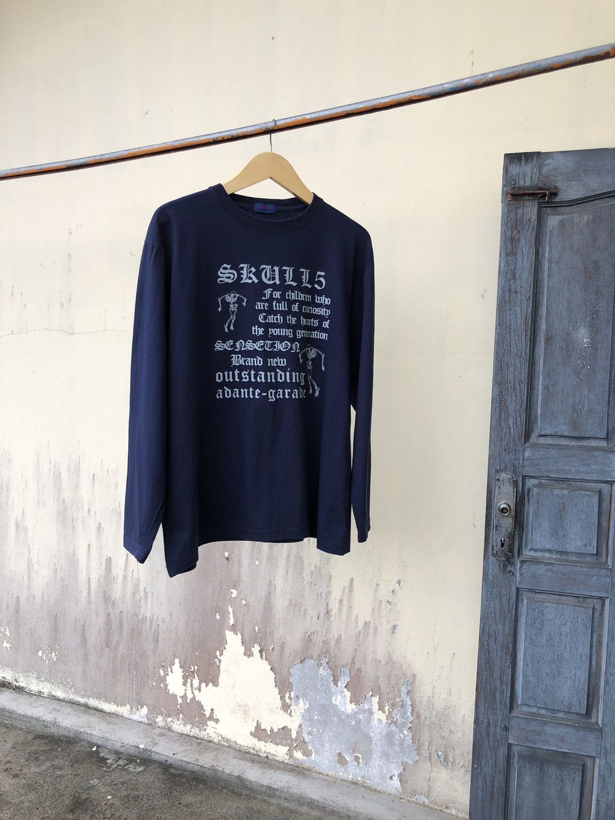 Japanese Brand Vincere Japanese Skull Poem Adante-Garade AKA Avant Garde Size US L / EU 52-54 / 3 - 17 Thumbnail