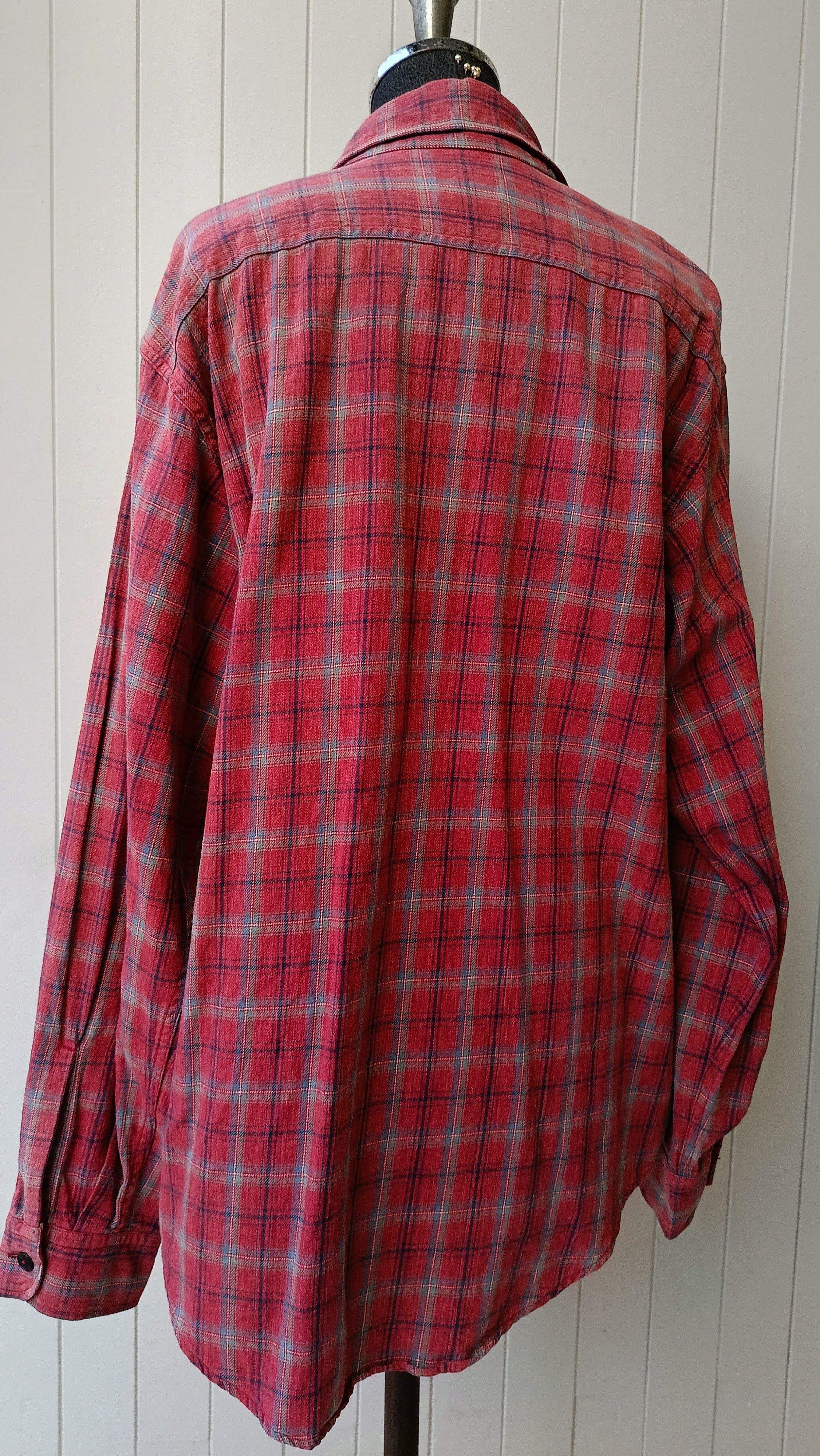 Sugar Cane SUGAR CANE Union Made TOYO red plaid chore work shirt large Size US L / EU 52-54 / 3 - 10 Thumbnail