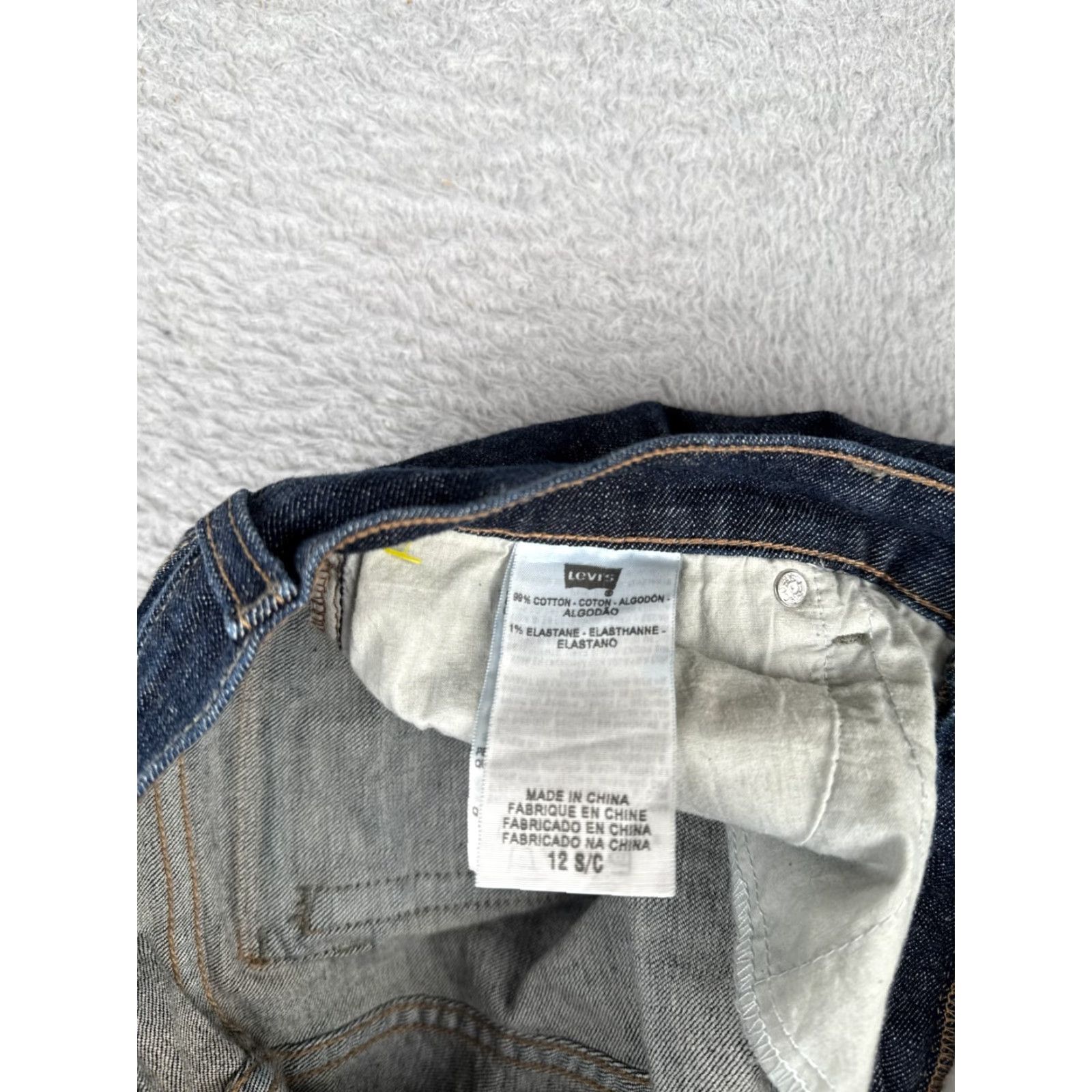 Levi's Levis Premium Jeans Womens 12 Blue Denim 512 Bootcut Perfectly Slimming 30x29 Size 34" / US 12 / IT 48 - 7 Thumbnail