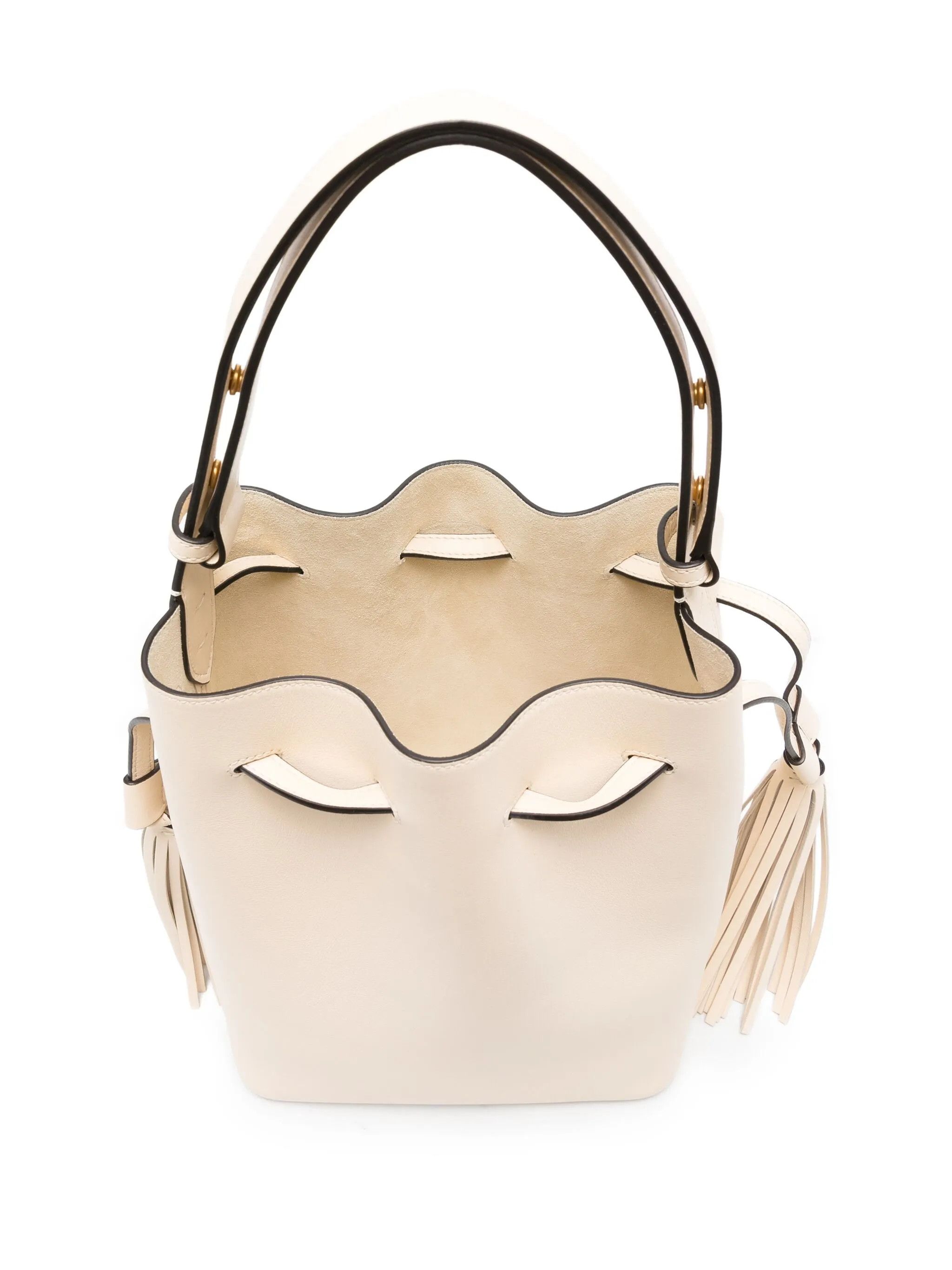 Valentino os11x0126 Size: OS / So Seau Medium Leather Bucket Bag Beige Size ONE SIZE - 5 Thumbnail