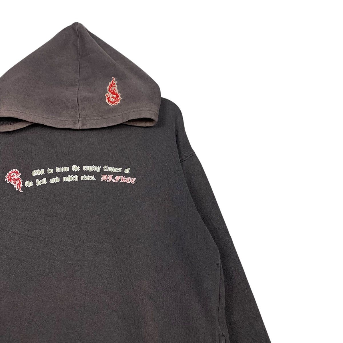 Japanese Brand DJ FREE Control The World Big Logo Hoodies #2215-C98 Size US M / EU 48-50 / 2 - 5 Thumbnail