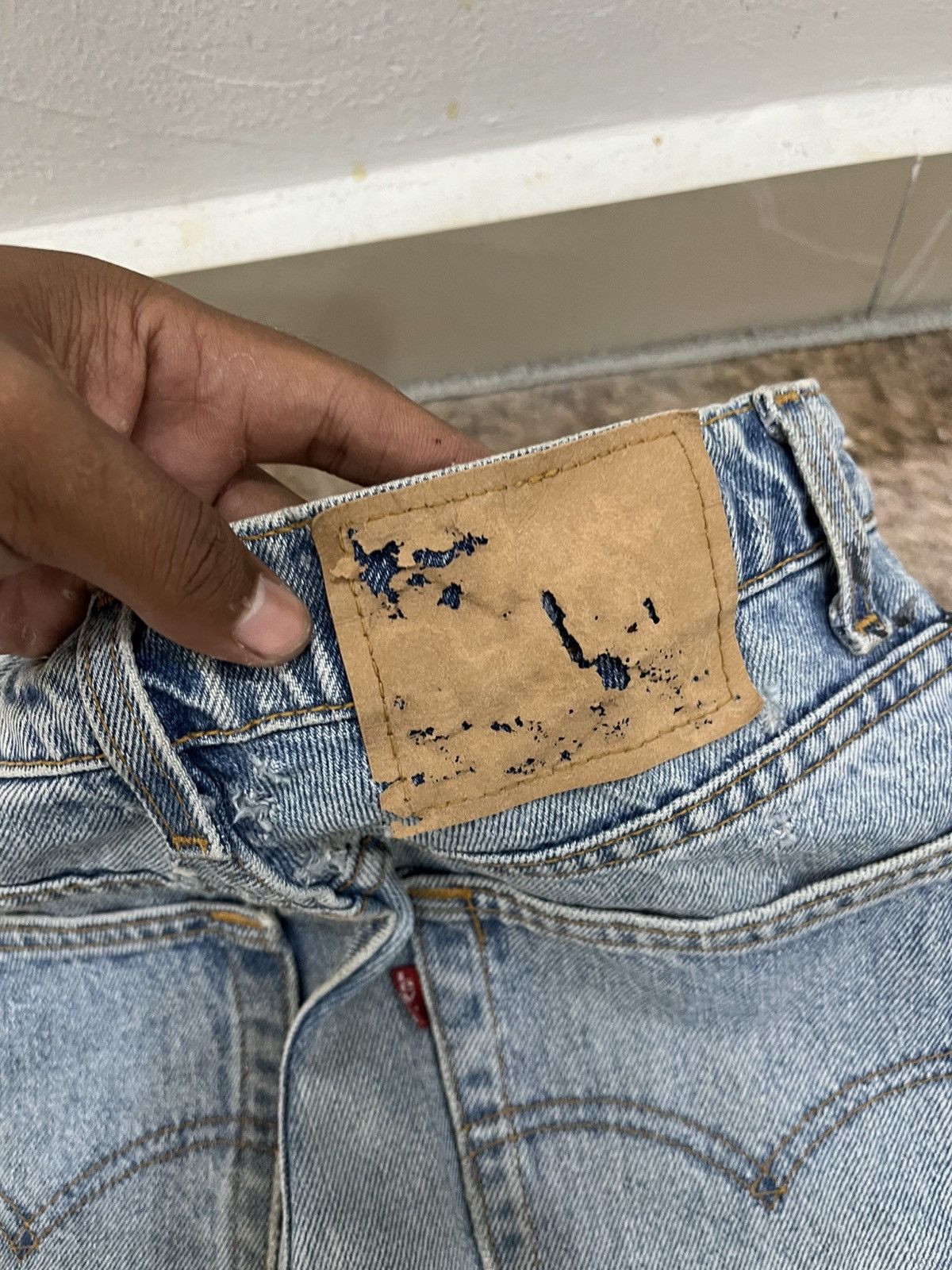 Hysteric Glamour × Levi's Flare 517 With Crazy Distressed Design Size US 28 / EU 44 - 21 Thumbnail