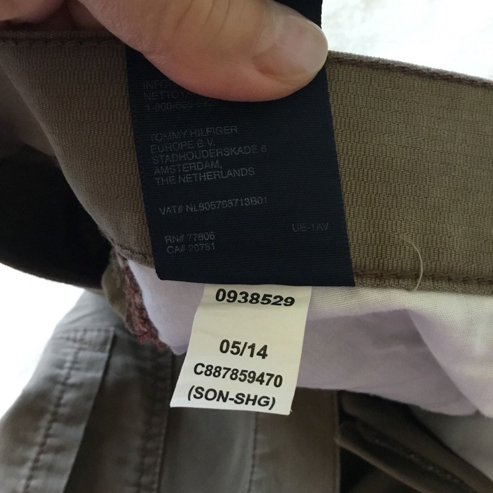 Tommy Hilfiger Tommy Hilfiger Olive Green Straight-Leg Chinos Size US 30 / EU 46 - 10 Thumbnail